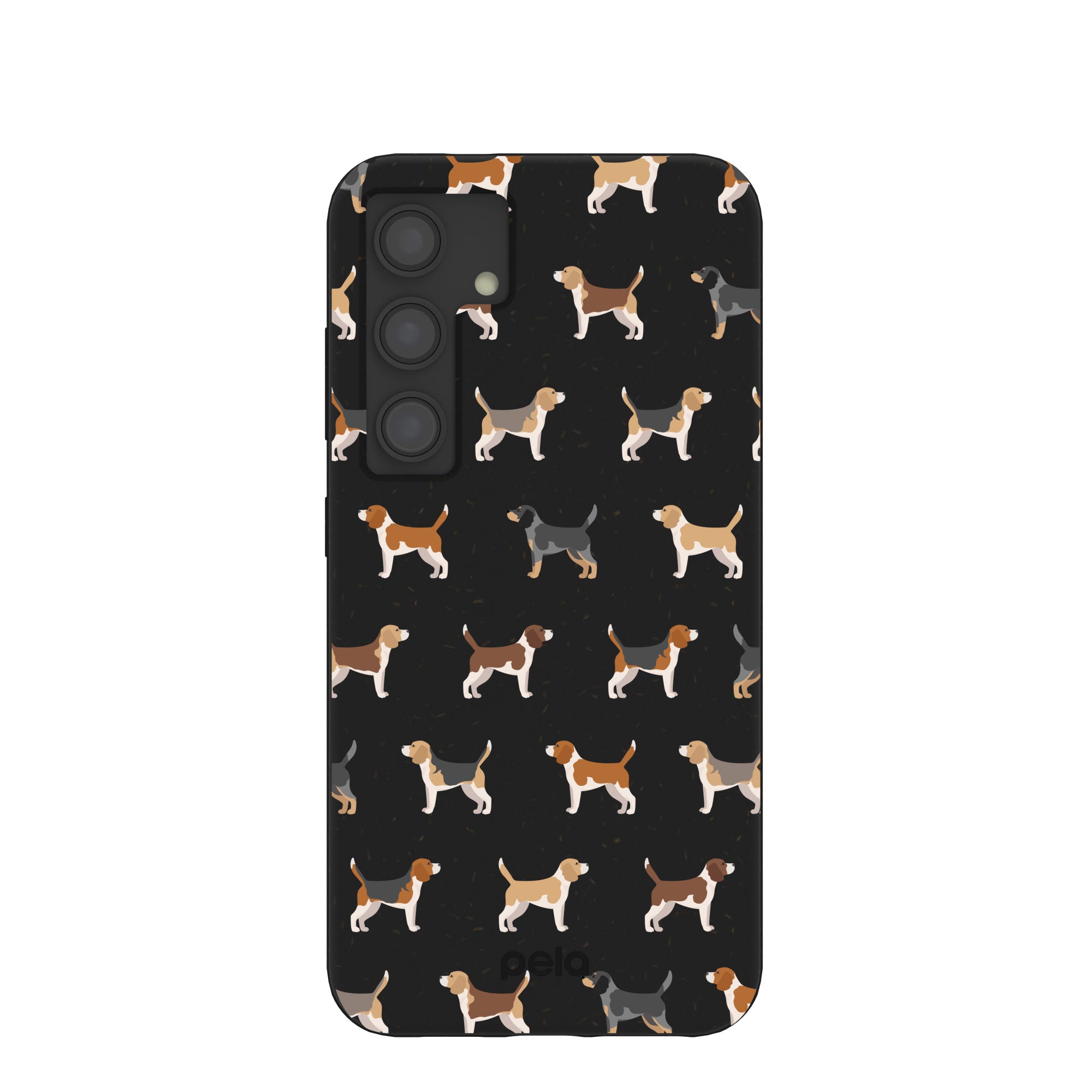 Black Beagle Buds Samsung Galaxy S24 Case Refurbished - Pela Case refurbished available on Cerqular