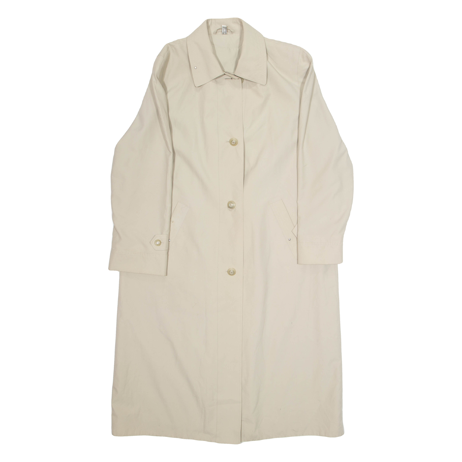 Womens Trench Coat Cream L Refurbished - N/A refurbished available on Cerqular