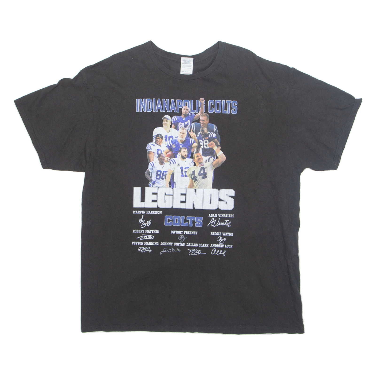 DELTA PRO WEIGHT NFL Indianapolis Colts Mens T-Shirt Black USA XL Refurbished - N/A refurbished available on Cerqular