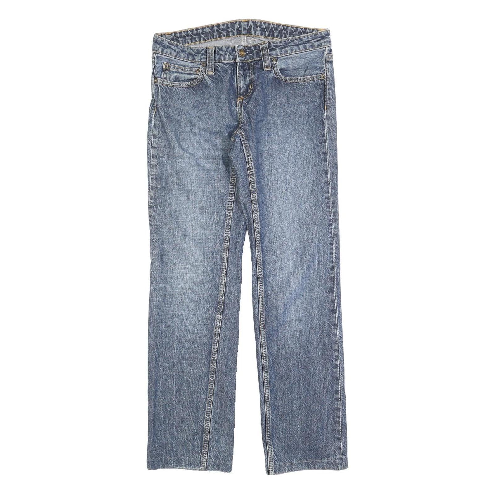 CARHARTT Womens Jeans Blue Slim Straight Denim Medium W26 L28 Stylish Refurbished - N/A refurbished available on Cerqular