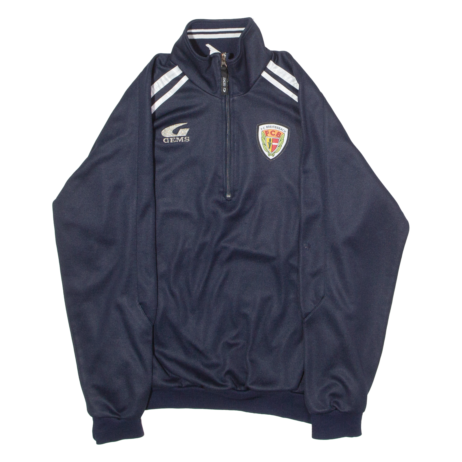 GEMS FC Breitenbach Pullover Mens Track Jacket Blue S Refurbished - N/A refurbished available on Cerqular