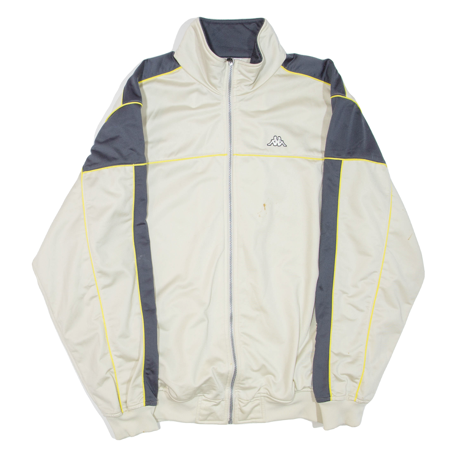 KAPPA Mens Track Jacket Cream XL Refurbished - N/A refurbished available on Cerqular