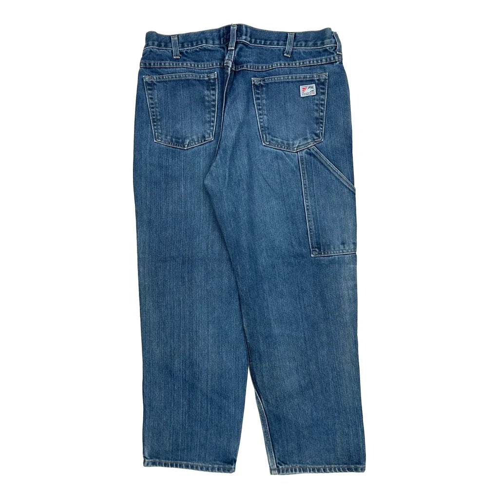 Buy Tyndale Carpenter Jeans - 36W 30L Blue Denim Refurbished - $44.21 Tyndale Carpenter Jeans - 36W 30L Blue Denim Refurbished - Thrifted (note: this is a term often used to describe second- refurbished available on Cerqular