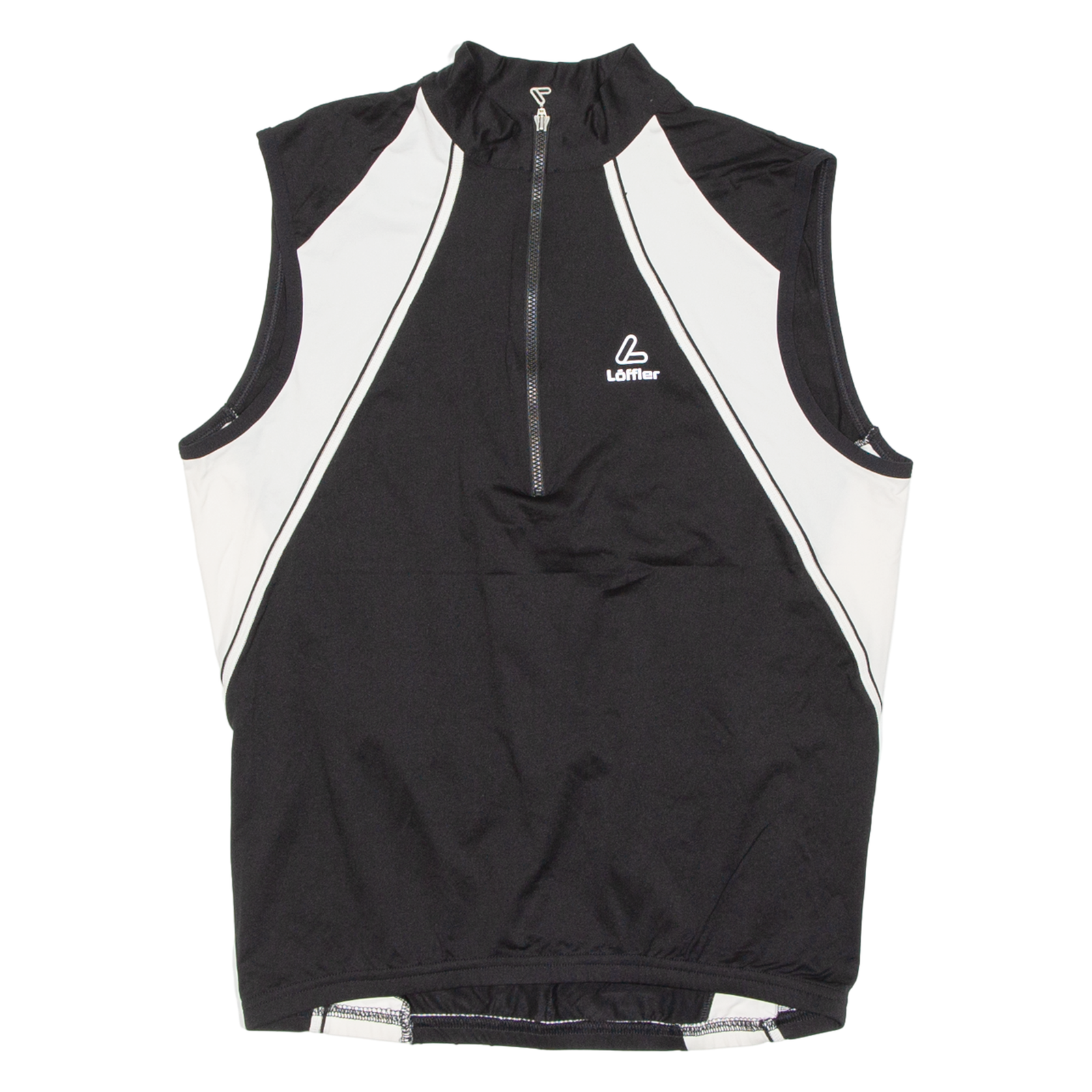 Cycling Mens Jersey Black Sleeveless 1/2 Zip M Refurbished - N/A refurbished available on Cerqular