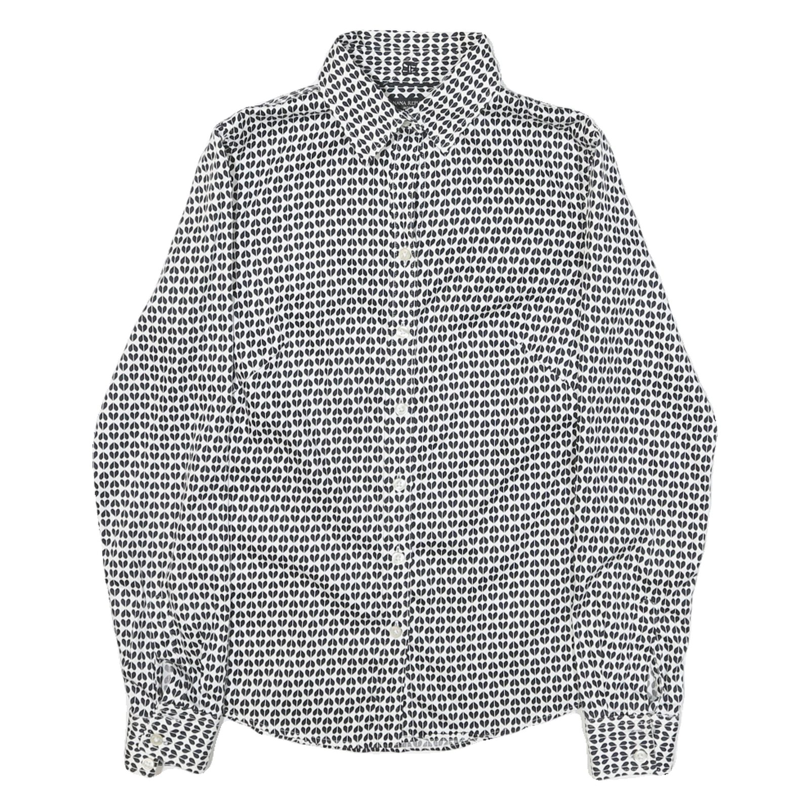 Buy BANANA REPUBLIC Womens Black & White Pattern Shirt S Cotton Blend Button Down Refurbished - $18.19 BANANA REPUBLIC Womens Black & White Pattern Shirt S Cotton Blend Button Down Refurbished - N/A refurbished available on Cerqular