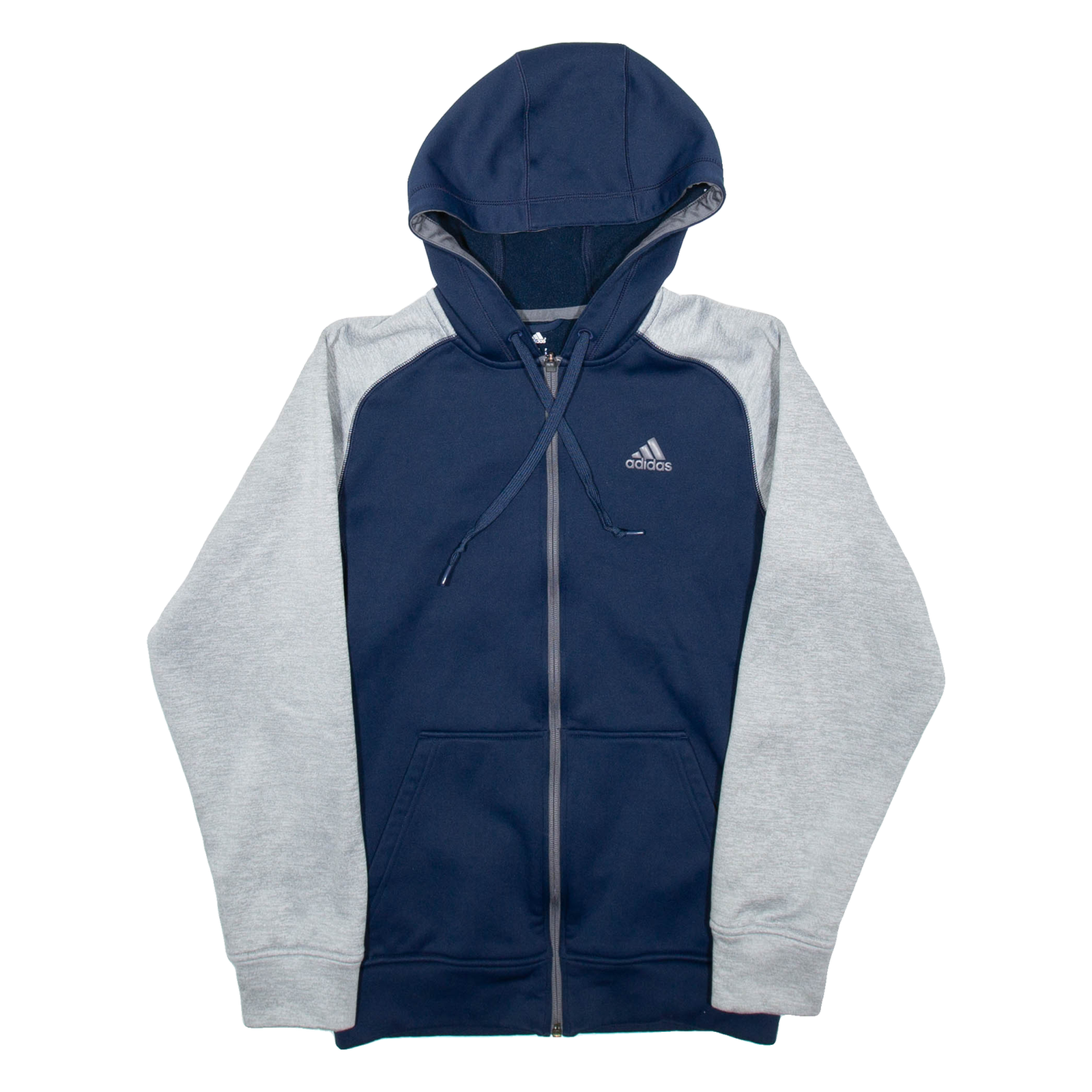 ADIDAS Mens Blue Hoodie Full Zip S Refurbished - N/A refurbished available on Cerqular
