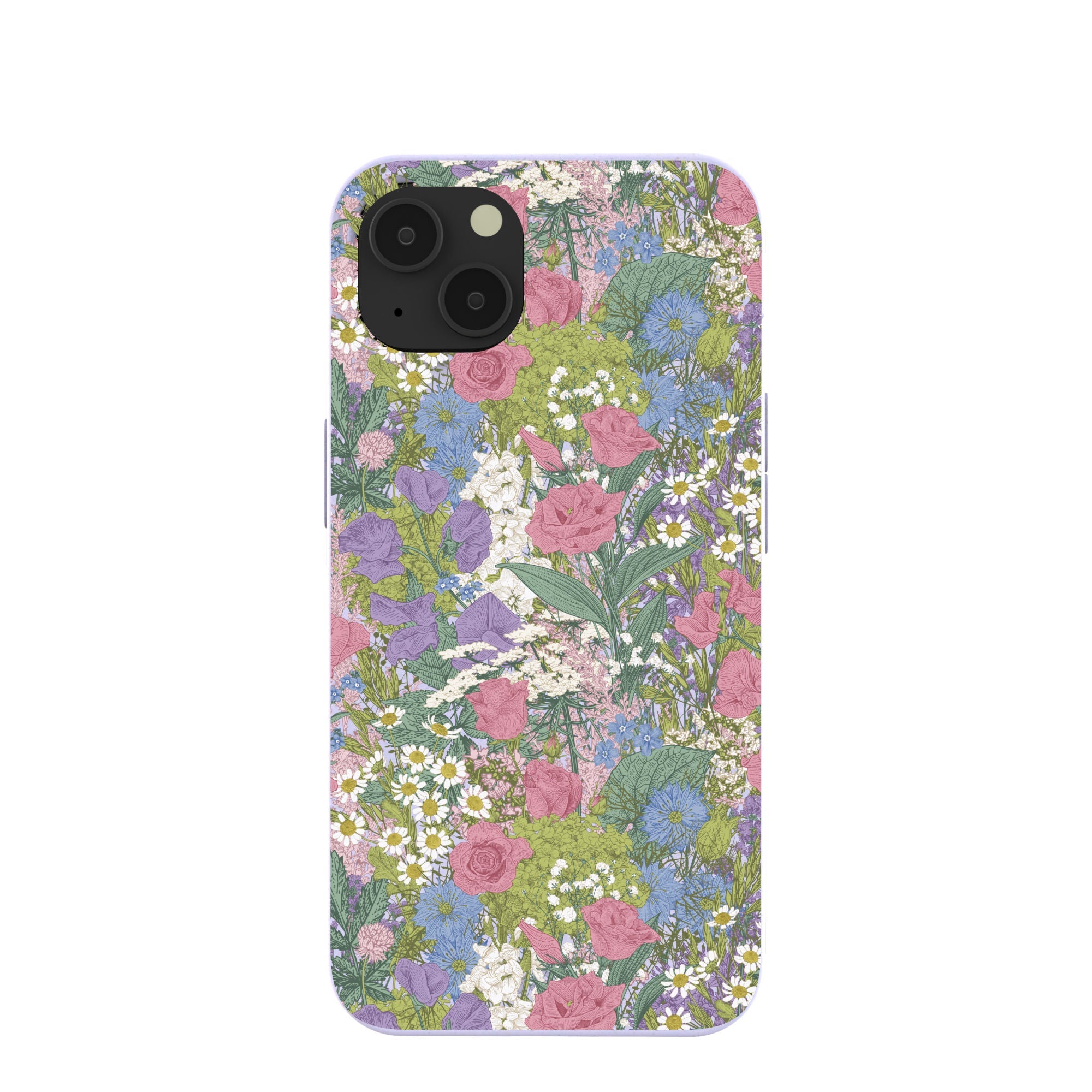Lavender Pastel fields iPhone 13 Case Refurbished - Pela Case refurbished available on Cerqular