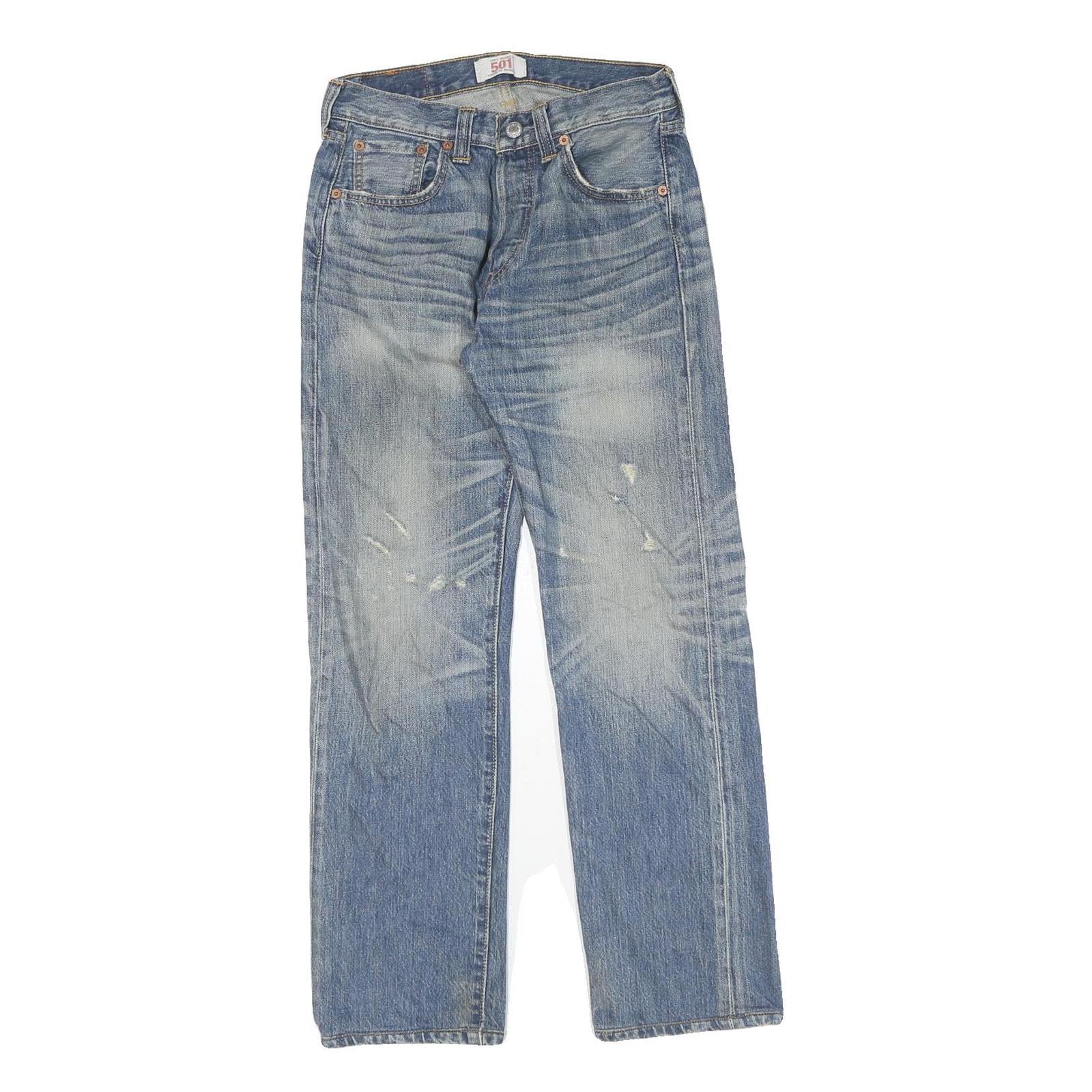 Buy LEVI'S 501 Mens Jeans Blue Regular Straight Denim Medium W28 L27 Classic Zip Refurbished - $38.99 LEVI'S 501 Mens Jeans Blue Regular Straight Denim Medium W28 L27 Classic Zip Refurbished - N/A refurbished available on Cerqular