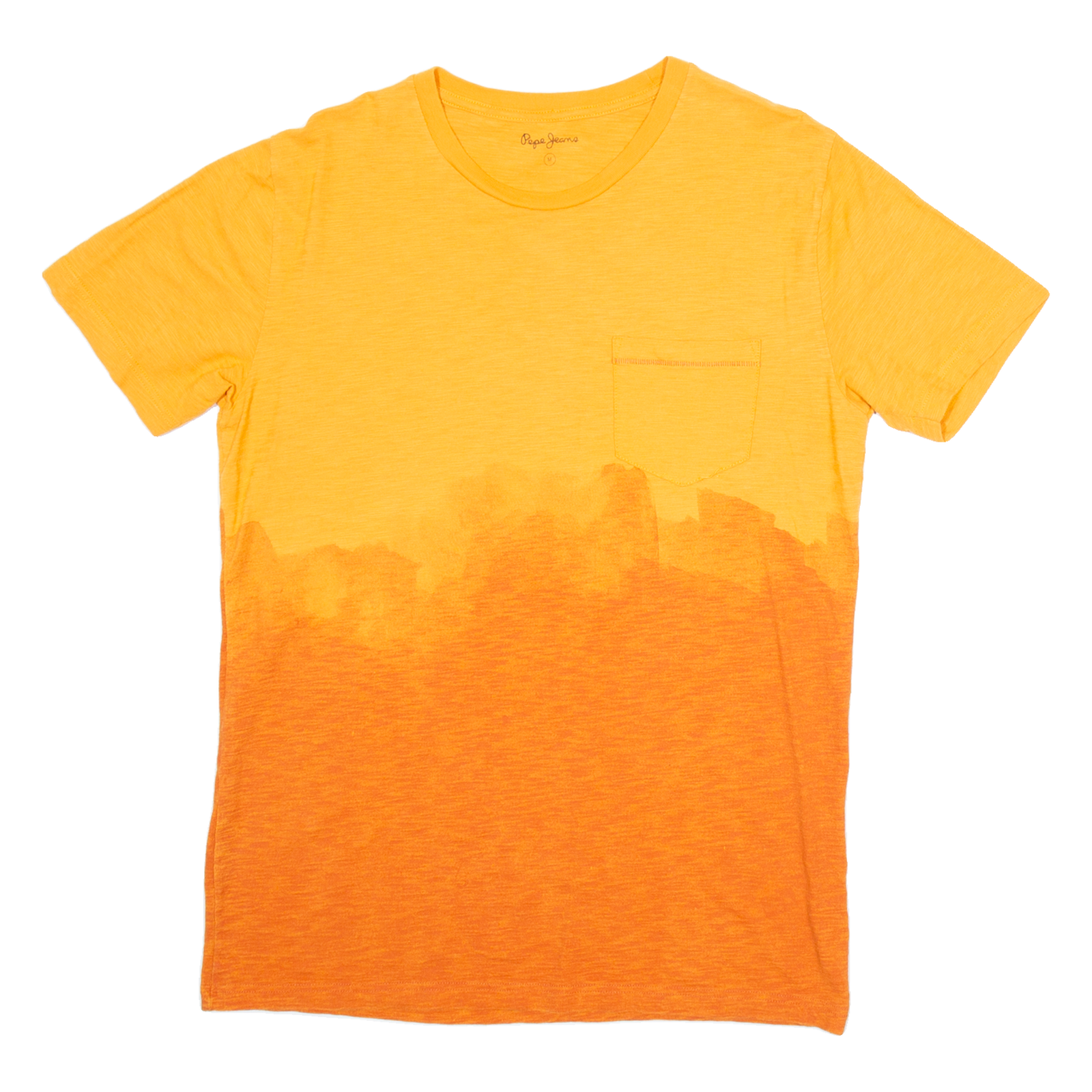 PEPE JEANS Mens T-Shirt Orange M Refurbished - N/A refurbished available on Cerqular
