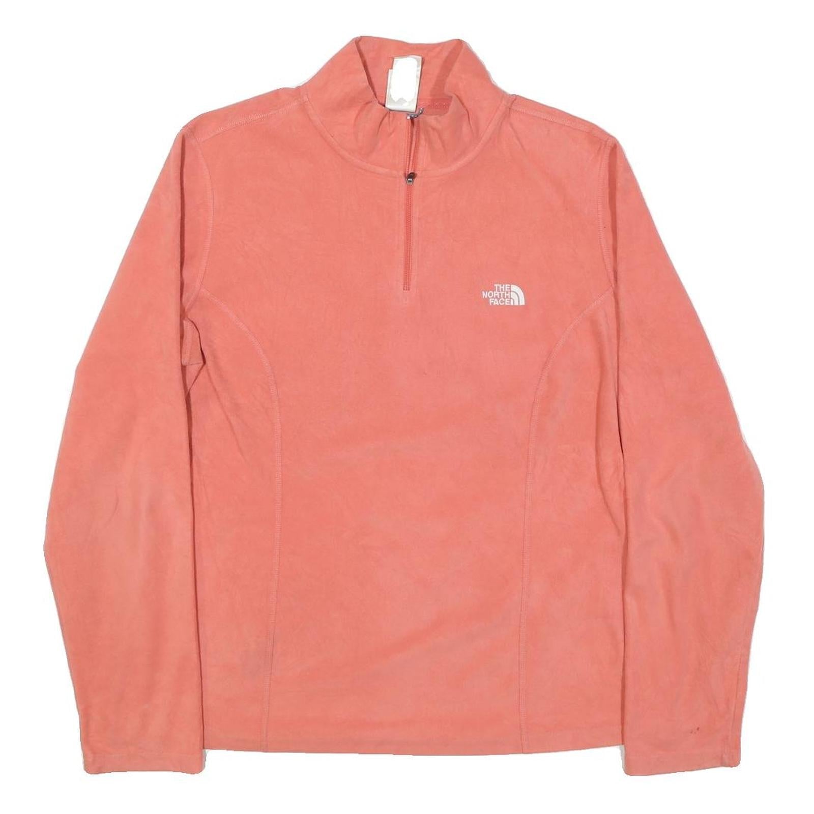 THE NORTH FACE Womens Coral Pink Plain Pullover Jumper Crew Neck XL Outdoor Refurbished - N/A refurbished available on Cerqular