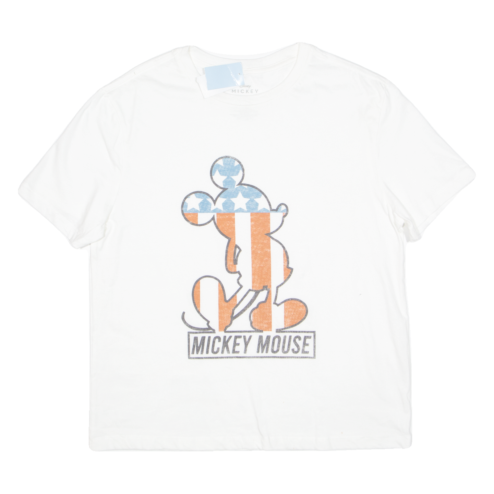 DISNEY Mickey Mouse Womens T-Shirt White USA M Refurbished - N/A refurbished available on Cerqular