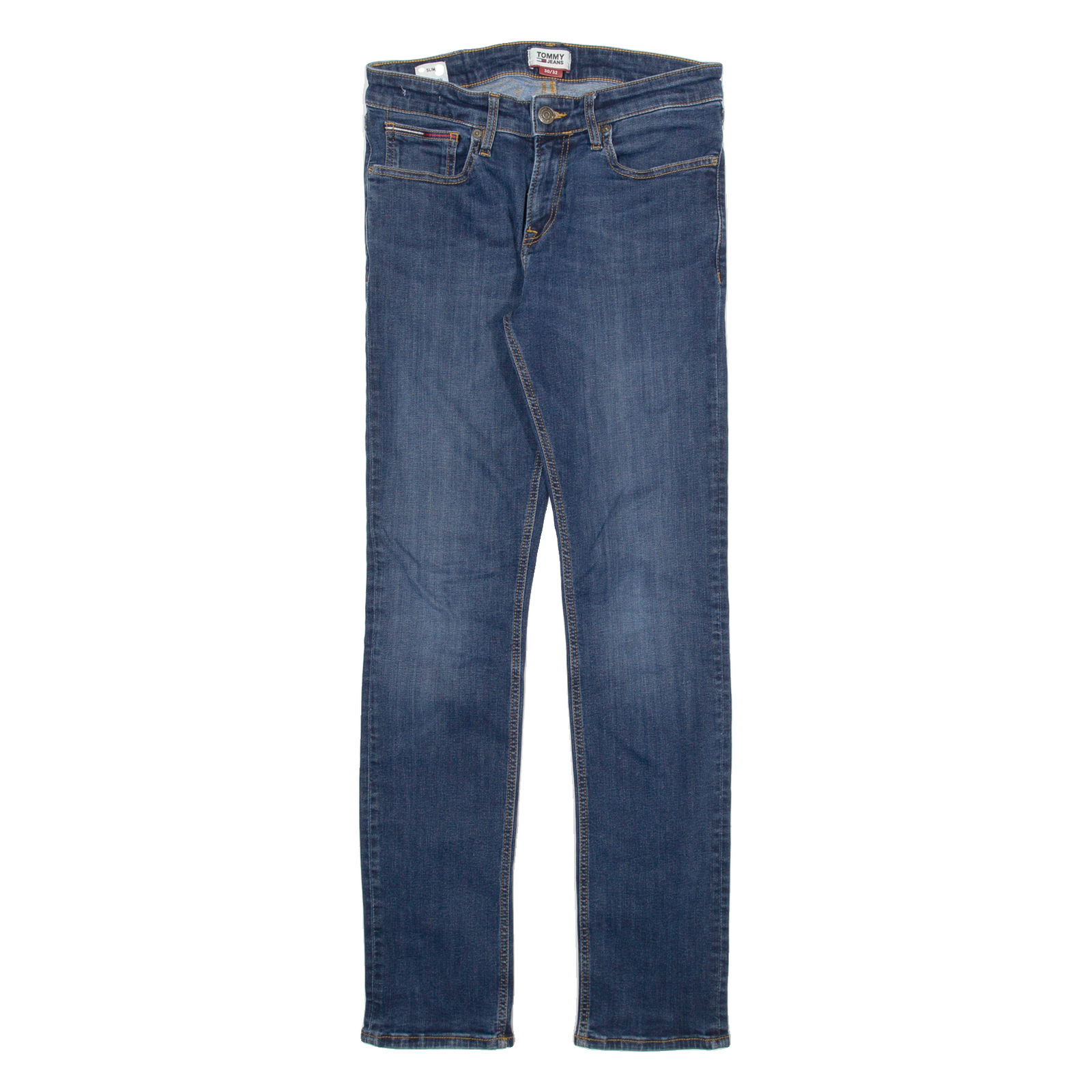 TOMMY JEANS Mens Jeans Blue Slim Straight W30 L32 Refurbished - N/A refurbished available on Cerqular