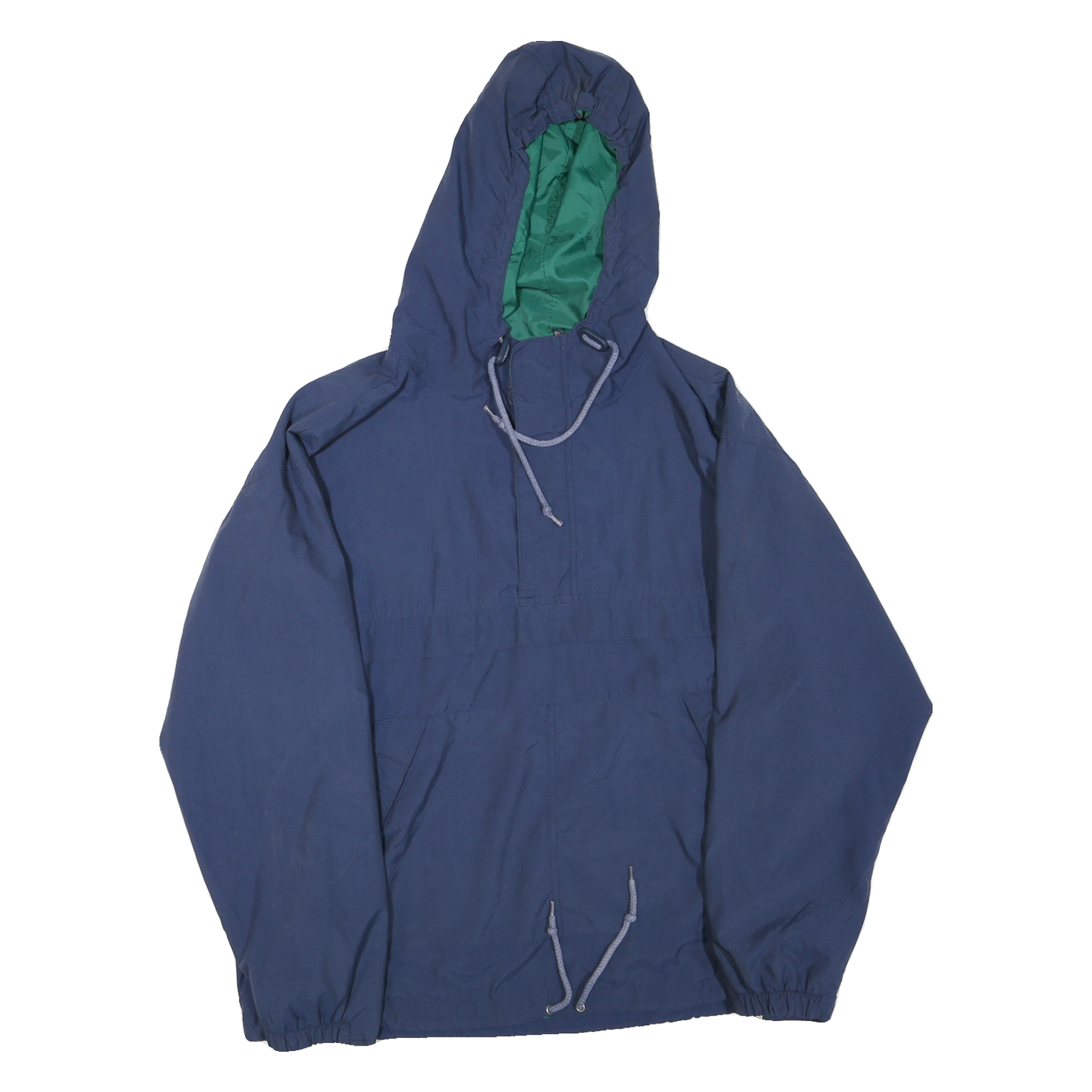 GAP Mens Blue & Green Hooded Zip Jacket M Polyester Blend Outdoor Casual Refurbished - N/A refurbished available on Cerqular