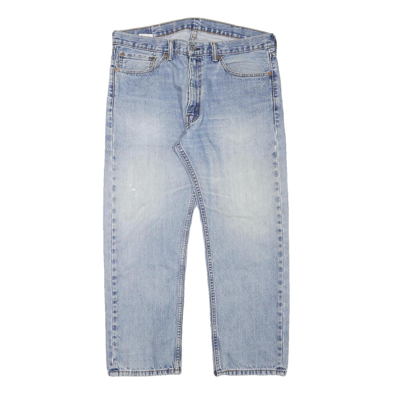 LEVI'S Mens Regular Fit Blue Denim Jeans W36 L27 Classic Cotton Blend Zip Refurbished - N/A refurbished available on Cerqular