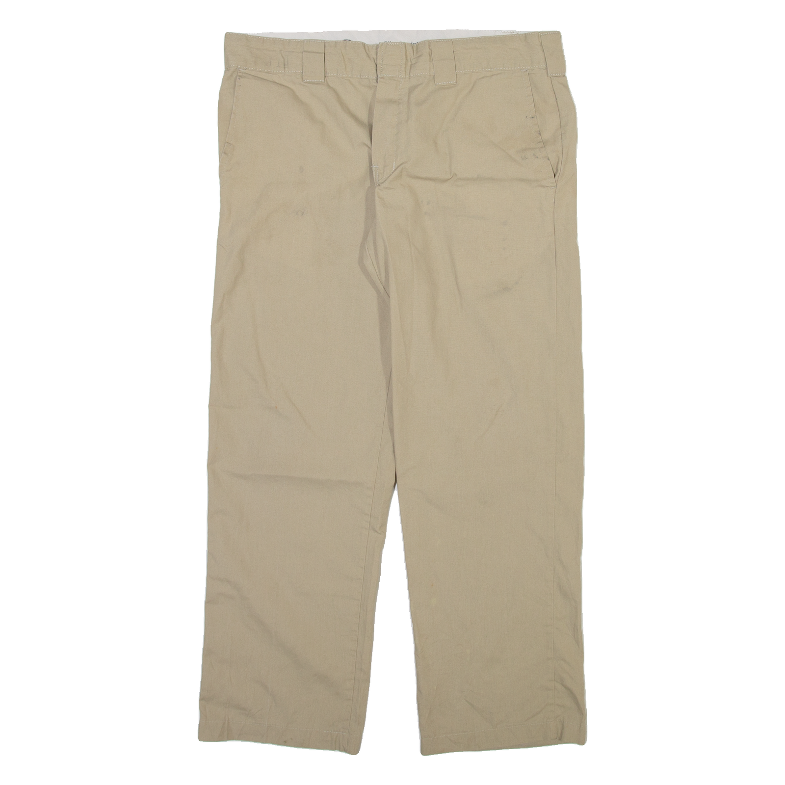 DICKIES Mens Trousers Beige Slim Straight W34 L28 Refurbished - N/A refurbished available on Cerqular