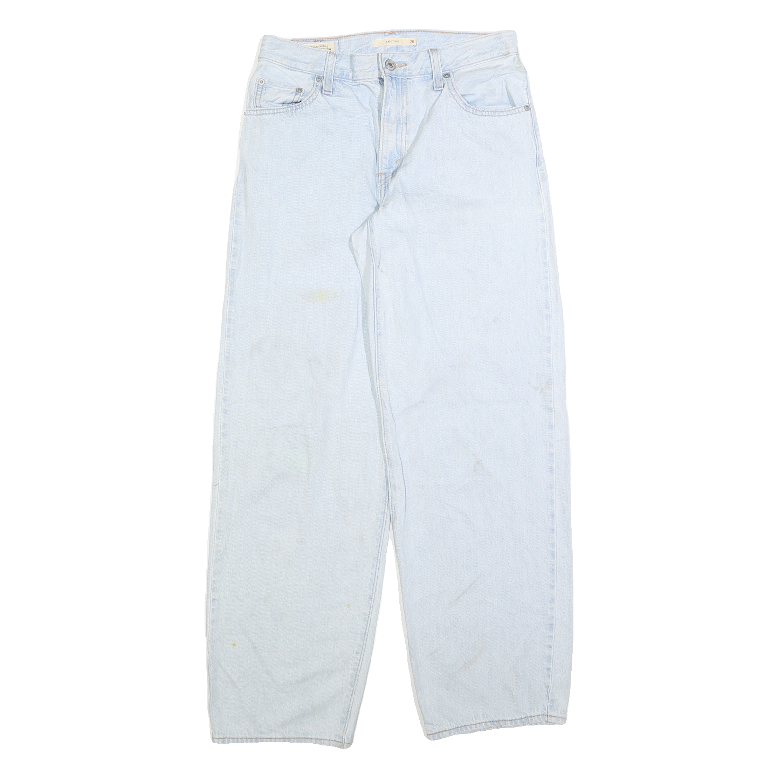 LEVI'S Womens Jeans Blue Relaxed Straight Denim Light W26 L30 Classic Casual Refurbished - N/A refurbished available on Cerqular