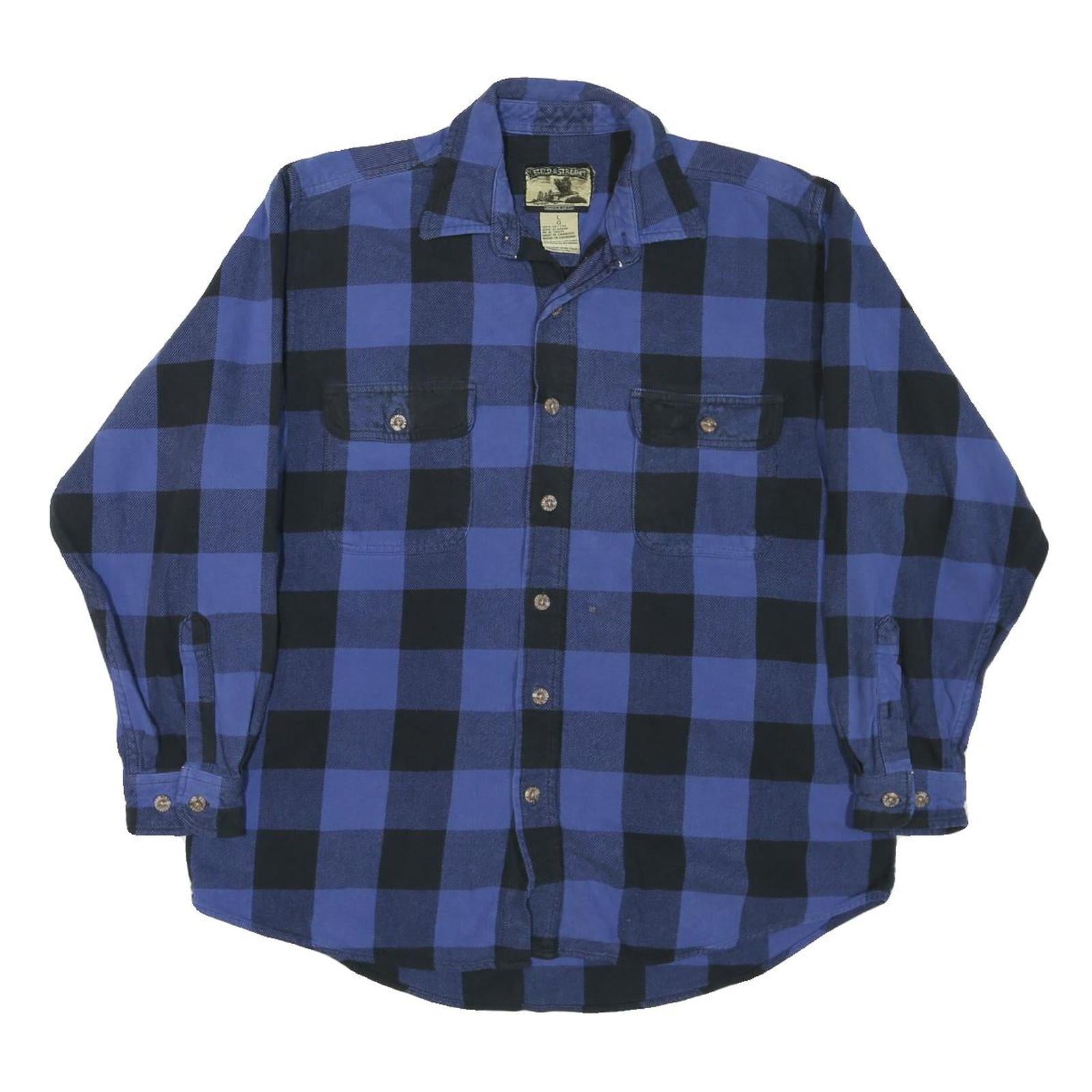 Buy FIELD & STREAM Mens Blue & Black Check Shirt L Cotton Blend Casual Outdoor Refurbished - $38.99 FIELD & STREAM Mens Blue & Black Check Shirt L Cotton Blend Casual Outdoor Refurbished - N/A refurbished available on Cerqular