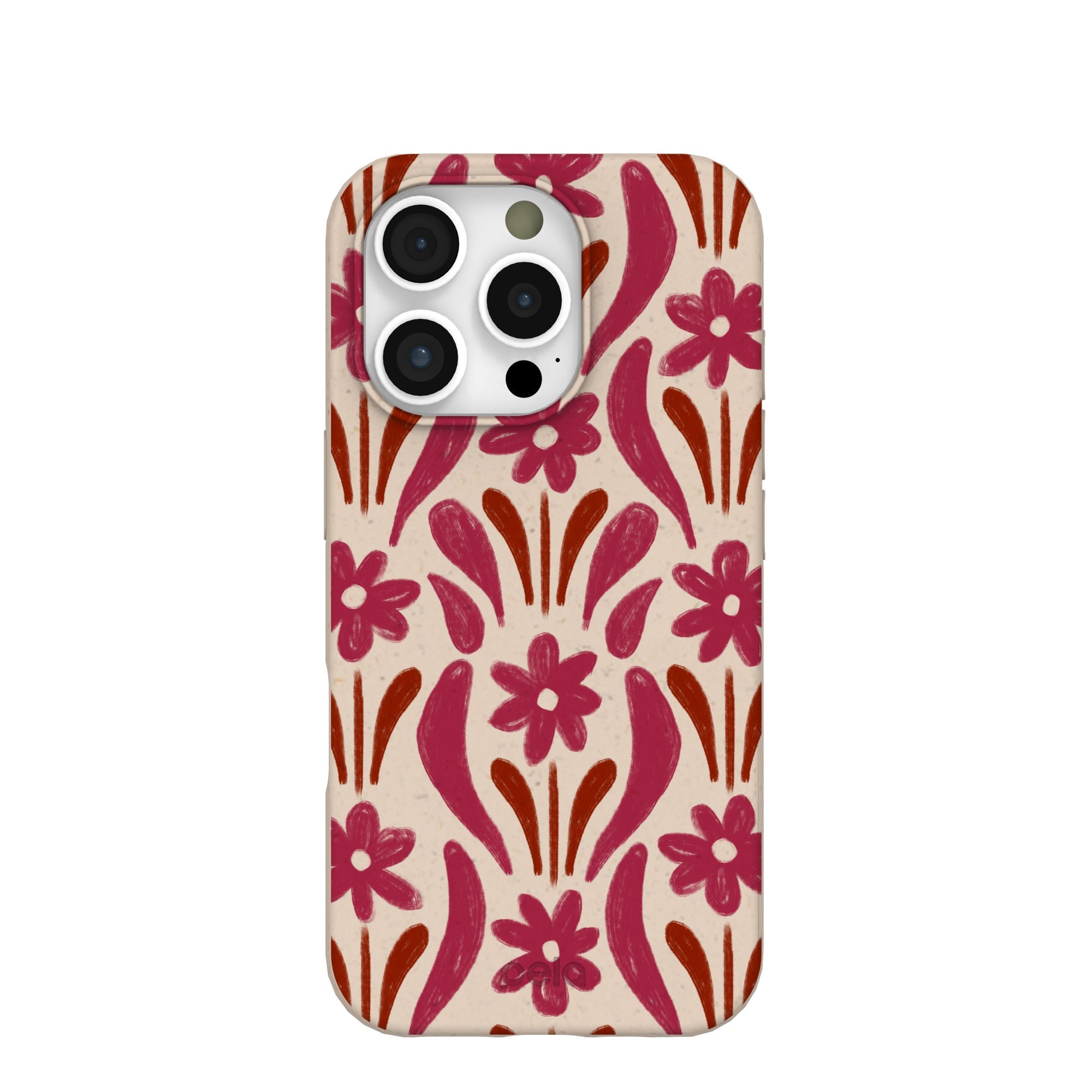 Seashell Flower Stack iPhone 16 Pro Case Refurbished - Pela Case refurbished available on Cerqular