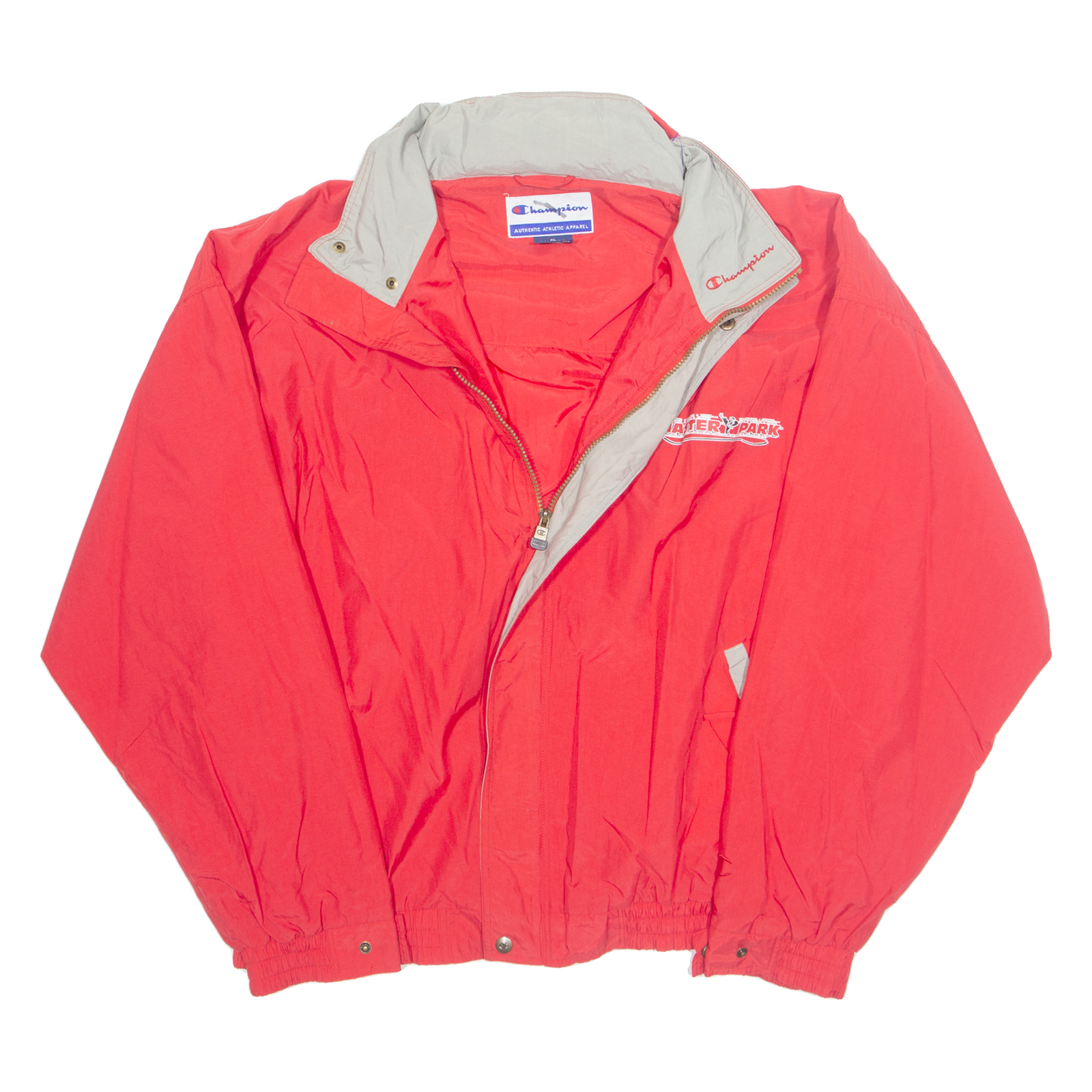 Buy CHAMPION Mesh Lined Mens Rain Jacket Red Nylon 90s Hooded L Refurbished - $50.69 CHAMPION Mesh Lined Mens Rain Jacket Red Nylon 90s Hooded L Refurbished - N/A refurbished available on Cerqular