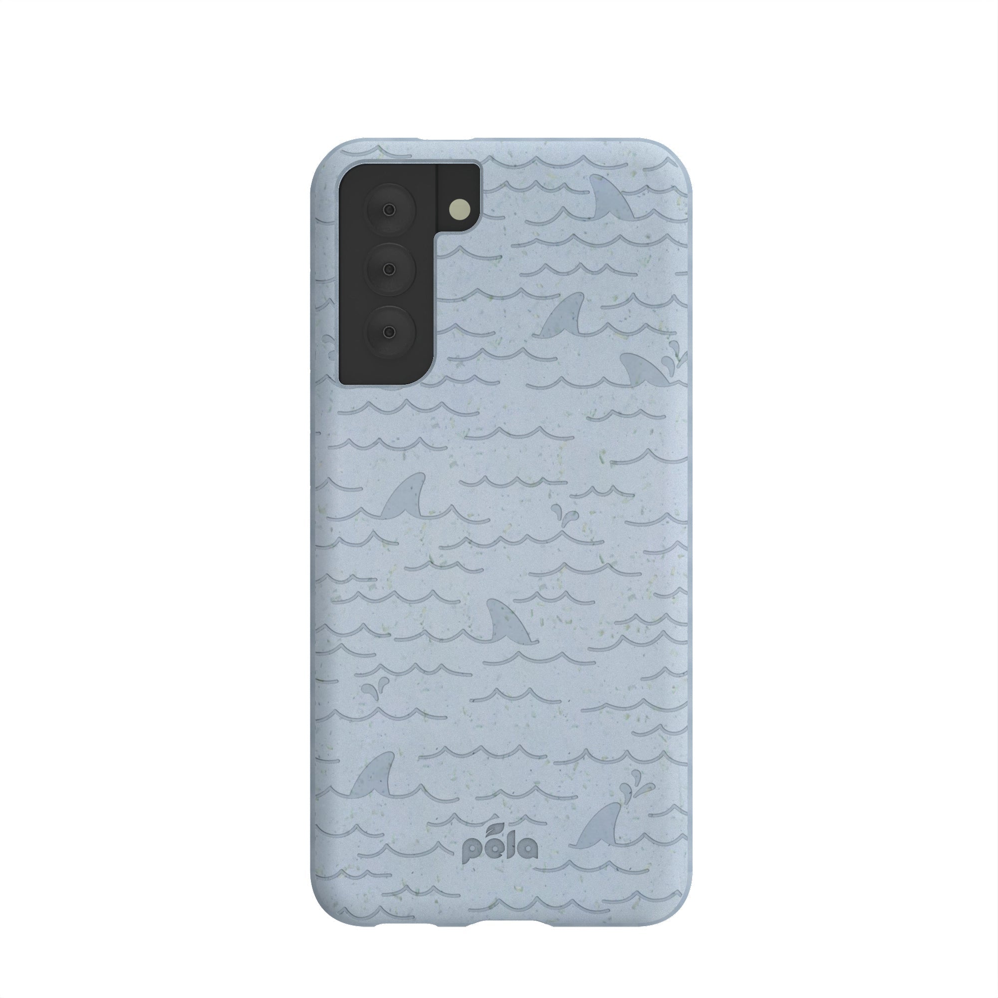 Powder Blue Fin Samsung Galaxy S21 Case Refurbished - Pela Case refurbished available on Cerqular