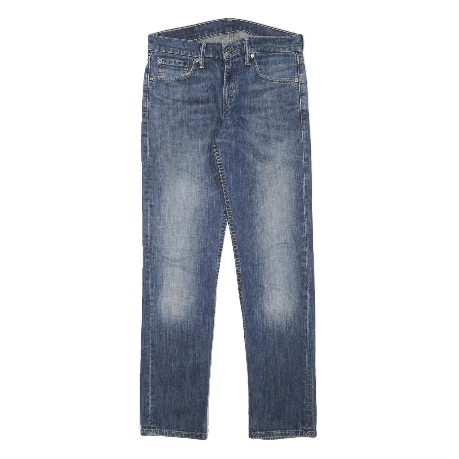 LEVI'S 511 Mens Jeans Blue Slim Straight Denim Medium W28 L29 5-Pocket Zip Refurbished - N/A refurbished available on Cerqular