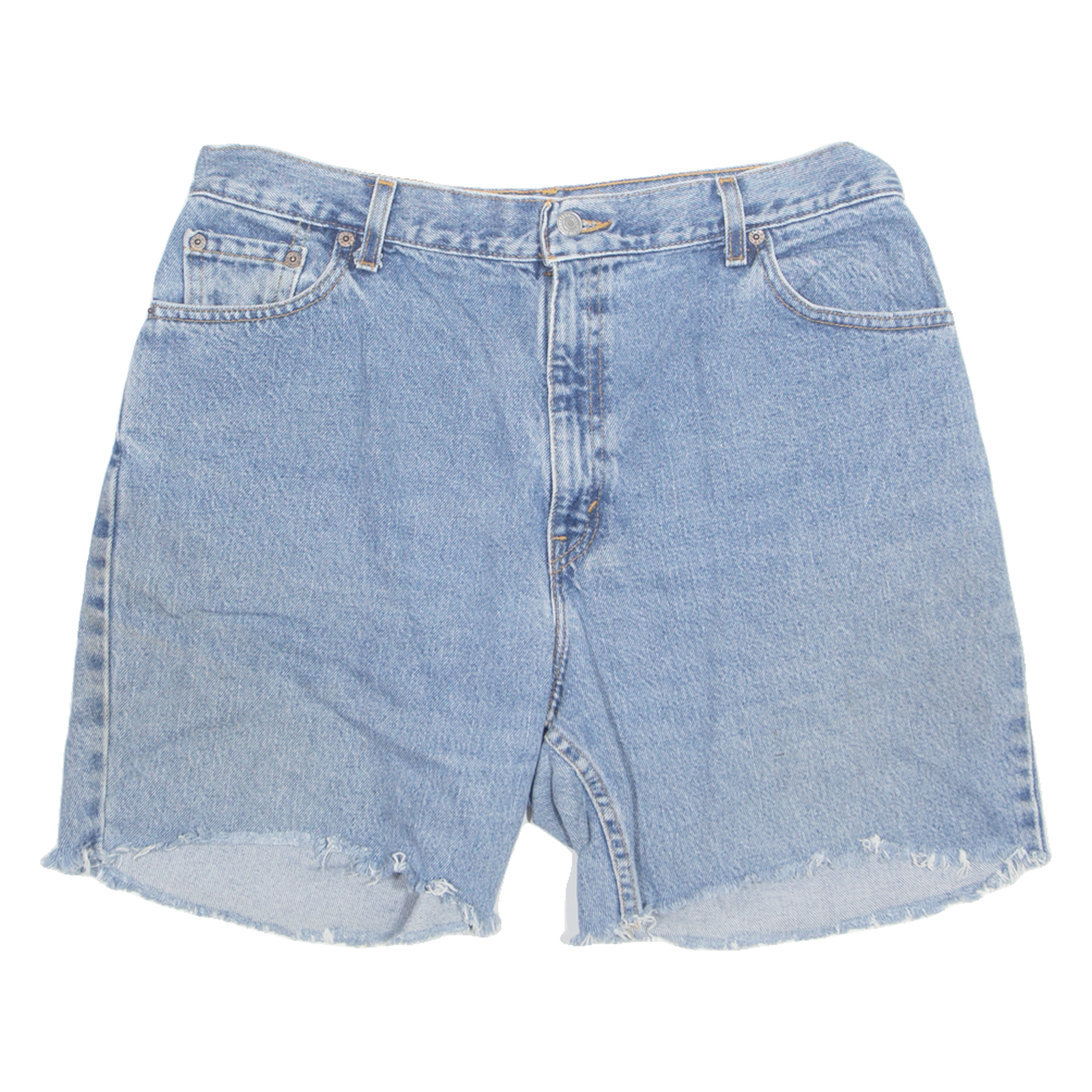 LEVI'S Cut Off 505 Mens Denim Shorts Blue L W35 Refurbished - N/A refurbished available on Cerqular
