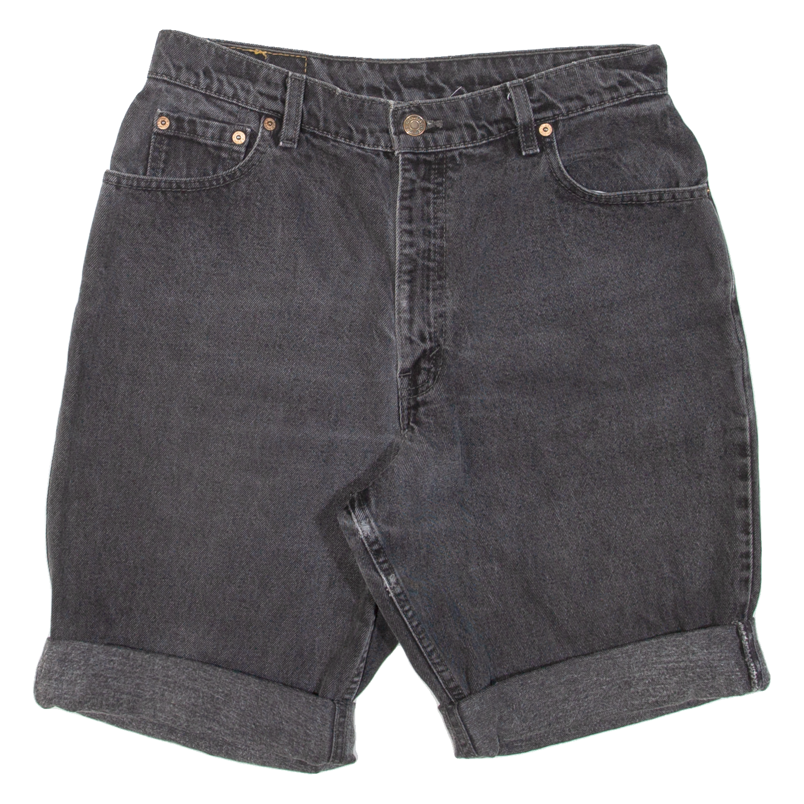 LEVI'S 550 Womens Denim Shorts Black M W28 Refurbished - N/A refurbished available on Cerqular