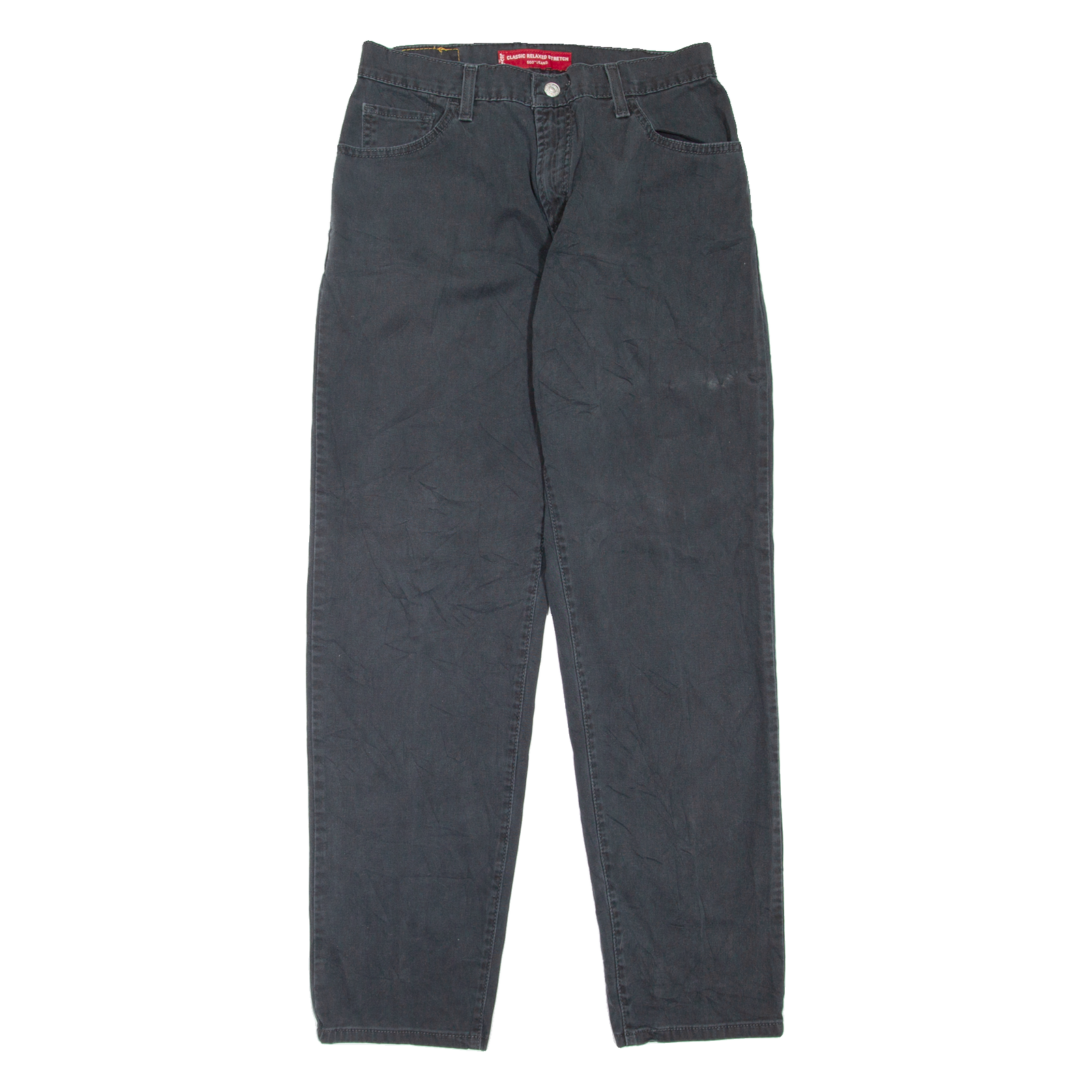 LEVI'S 550 Womens Jeans Black Regular Mom W28 L31 Refurbished - N/A refurbished available on Cerqular