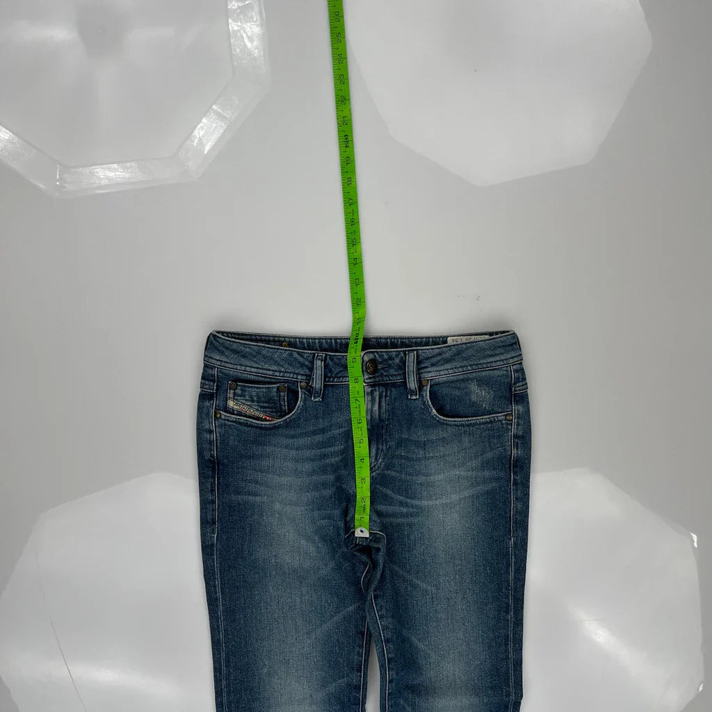 Diesel Jeans - 29W UK 10 Blue Cotton Blend Refurbished - Thrifted (note: this is a term often used to describe second- refurbished available on Cerqular