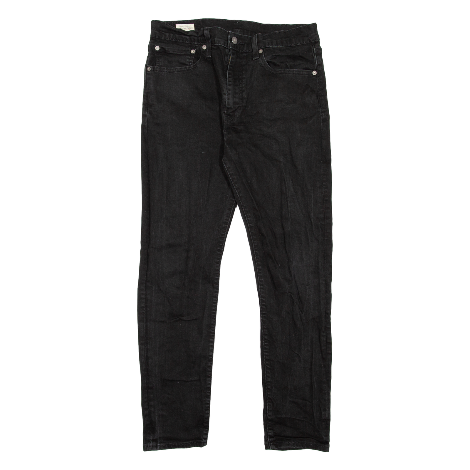 LEVI'S 512 BIG E Jeans Mens Black Slim Tapered W30 L30 Refurbished - N/A refurbished available on Cerqular