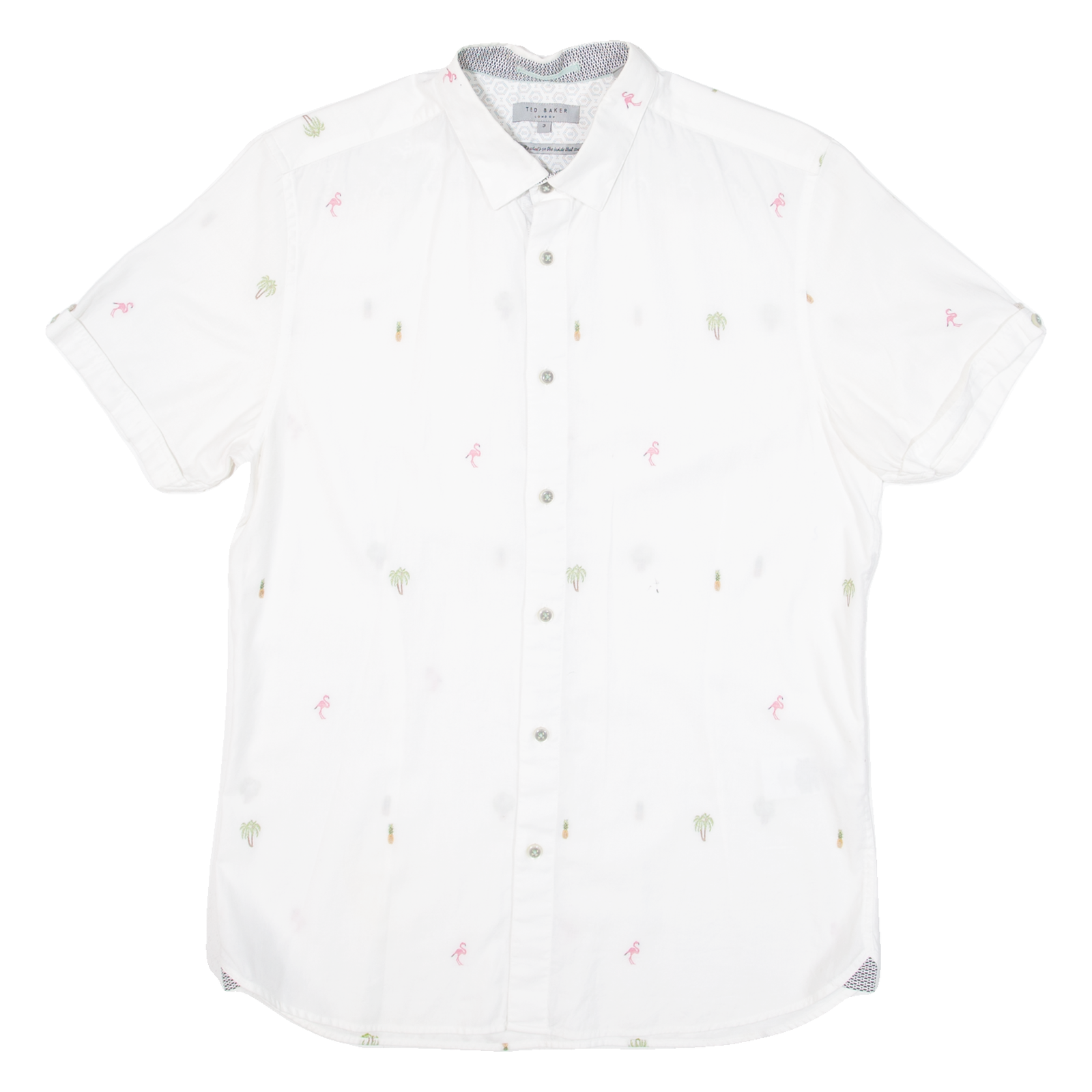 TED BAKER Mens Plain Shirt White S Refurbished - N/A refurbished available on Cerqular