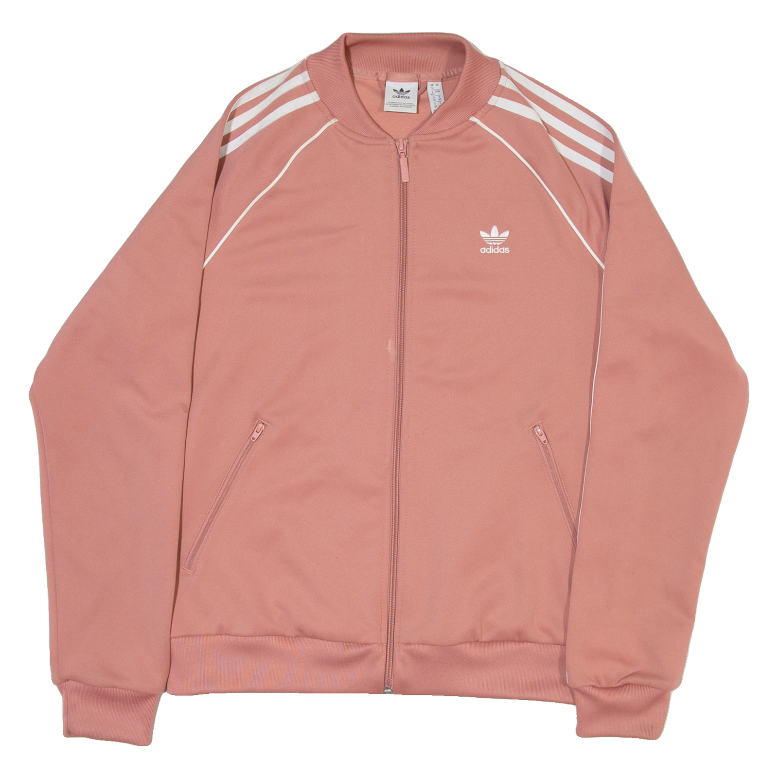 ADIDAS Womens Track Jacket Pink UK 12 Refurbished - N/A refurbished available on Cerqular