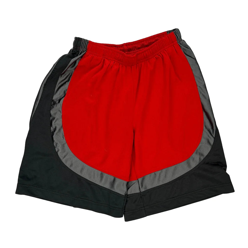 Age 14-16 Nike Sport Shorts - XL Red Polyester Refurbished - Thrifted (note: this is a term often used to describe second- refurbished available on Cerqular