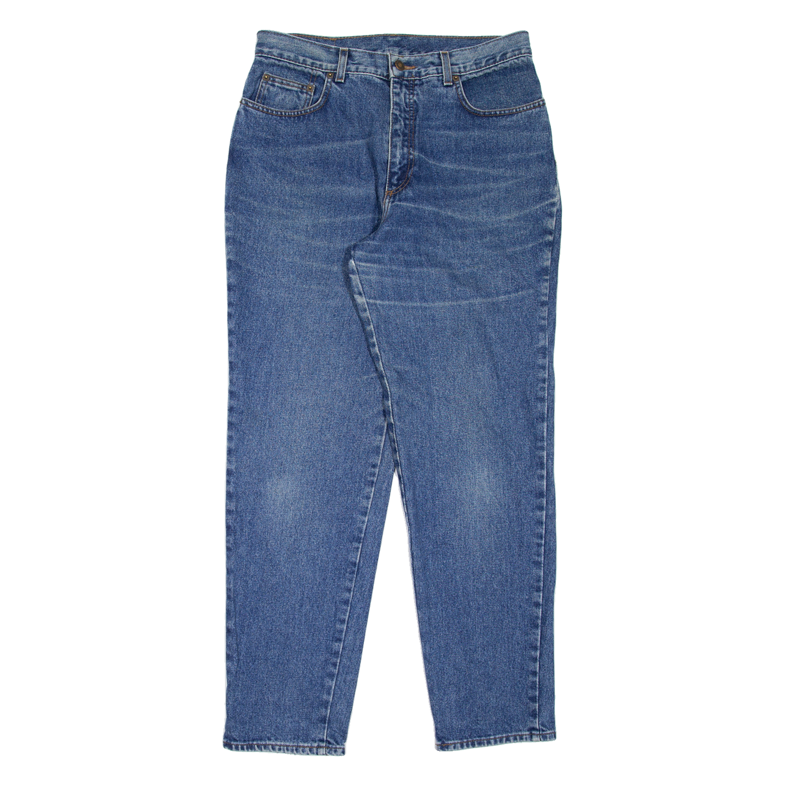 LEE COOPER Womens Jeans Blue Regular Mom Stone Wash W33 L29 Refurbished - N/A refurbished available on Cerqular
