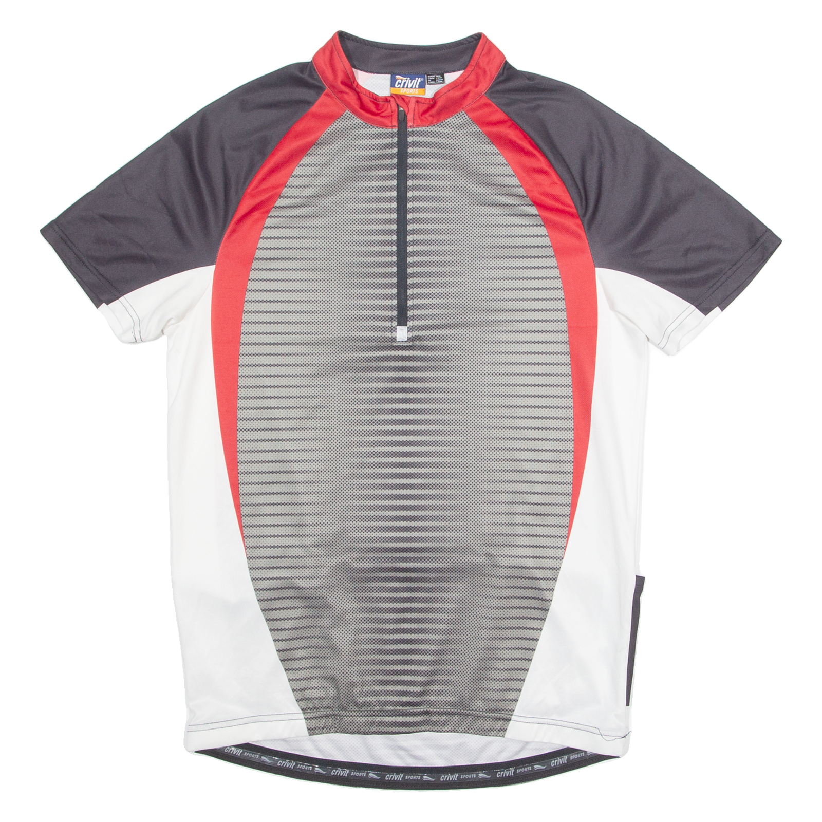 CRIVIT SPORTS Cycling Mens Jersey Grey 1/4 Zip L Refurbished - N/A refurbished available on Cerqular