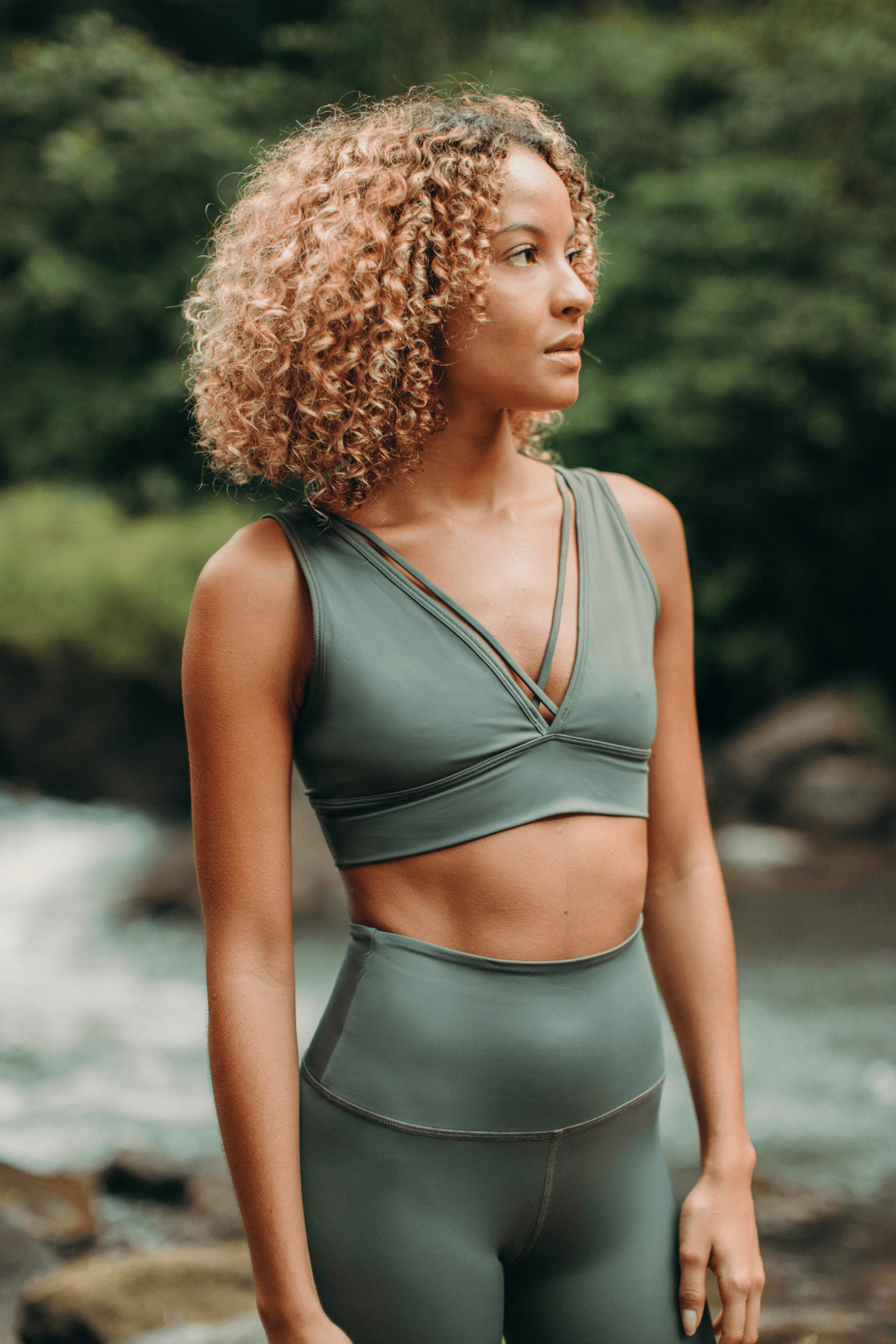 ENLIGHTMENT TOP - COLORS | Color: SAGE | Size: L Refurbished - Inhala Soulwear refurbished available on Cerqular
