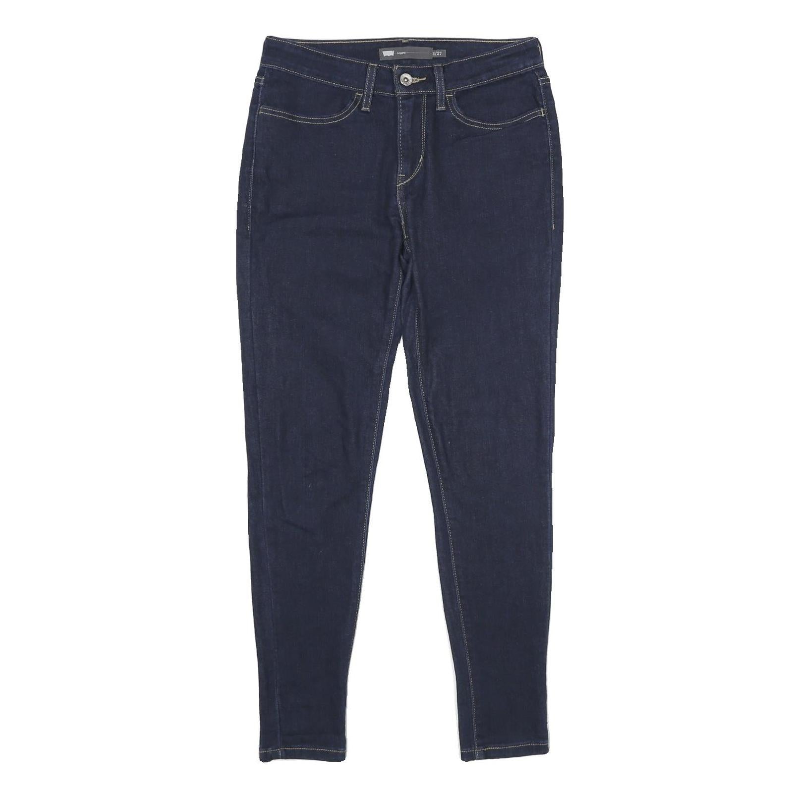 LEVI'S Legging Womens Jeans Blue Slim Skinny Denim W27 L32 Zip Cotton Blend Refurbished - N/A refurbished available on Cerqular