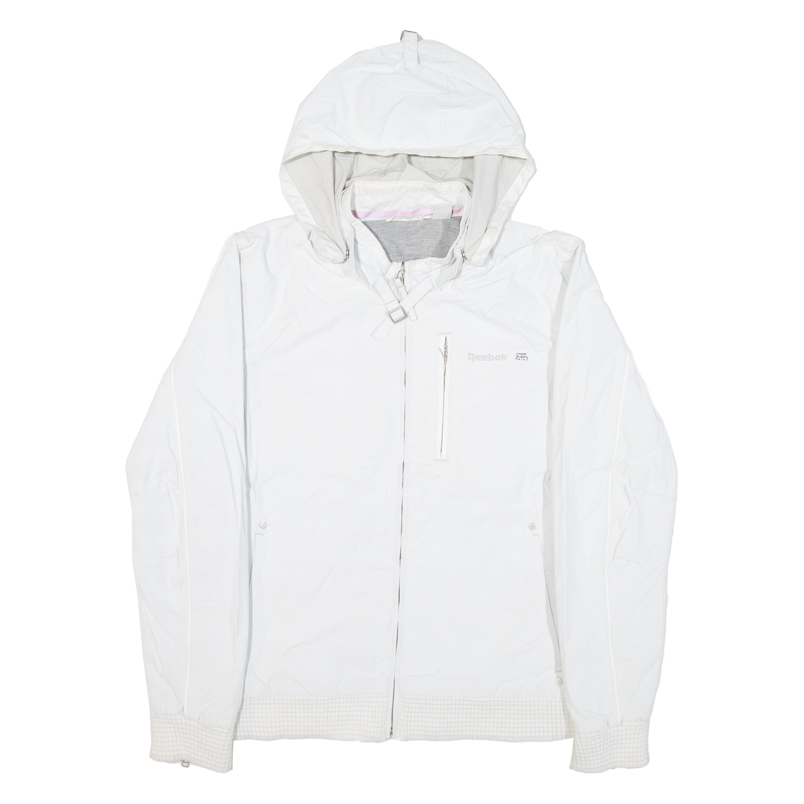 REEBOK Womens Jacket Grey Hooded S Refurbished - N/A refurbished available on Cerqular
