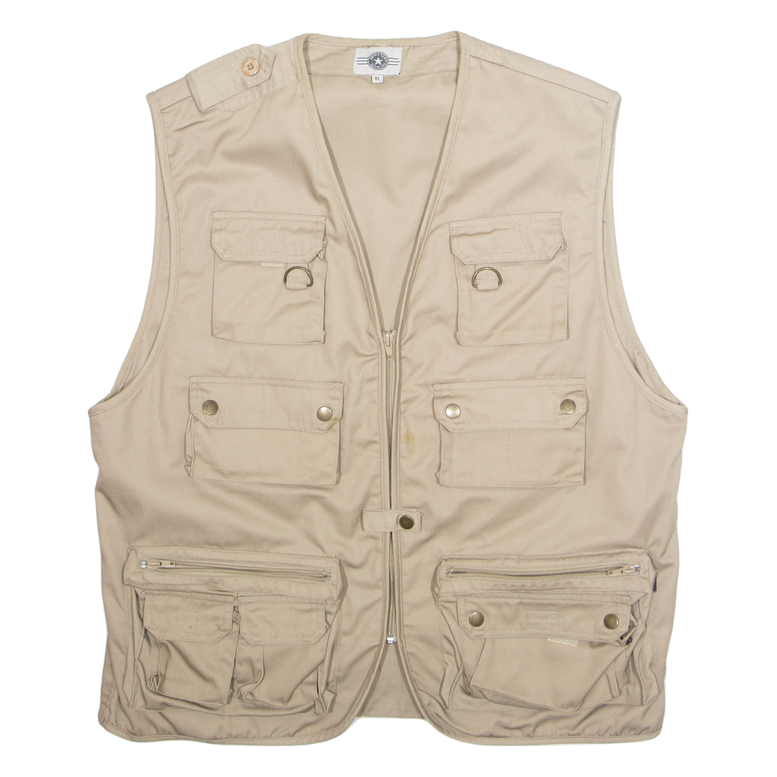 ARMY TEX Mens Gilet Beige XL Refurbished - N/A refurbished available on Cerqular