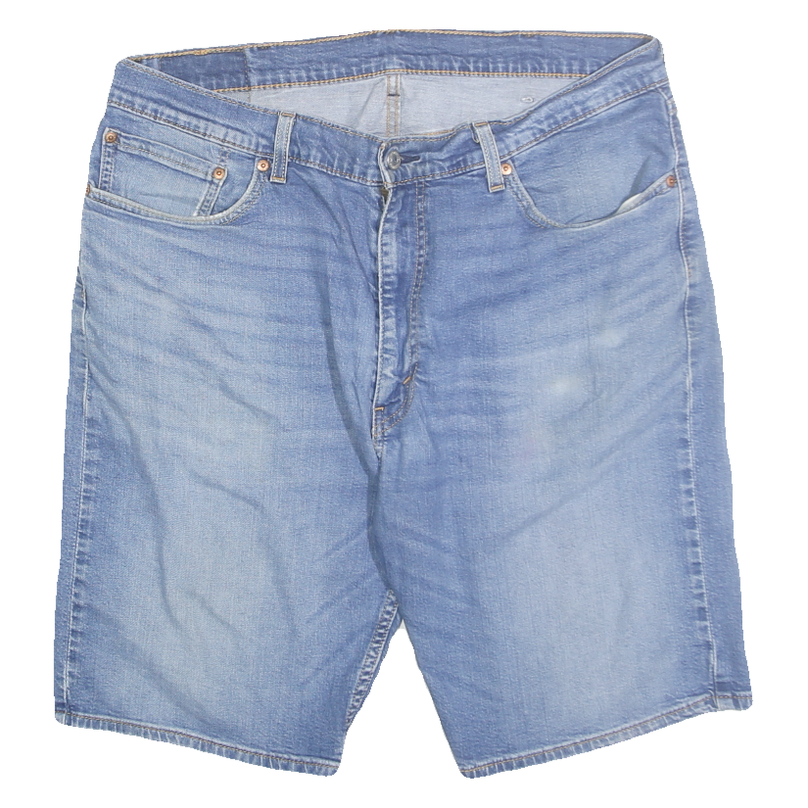 LEVI'S Mens Denim Blue Casual Shorts XL W38 Cotton Blend Classic Fit Refurbished - N/A refurbished available on Cerqular