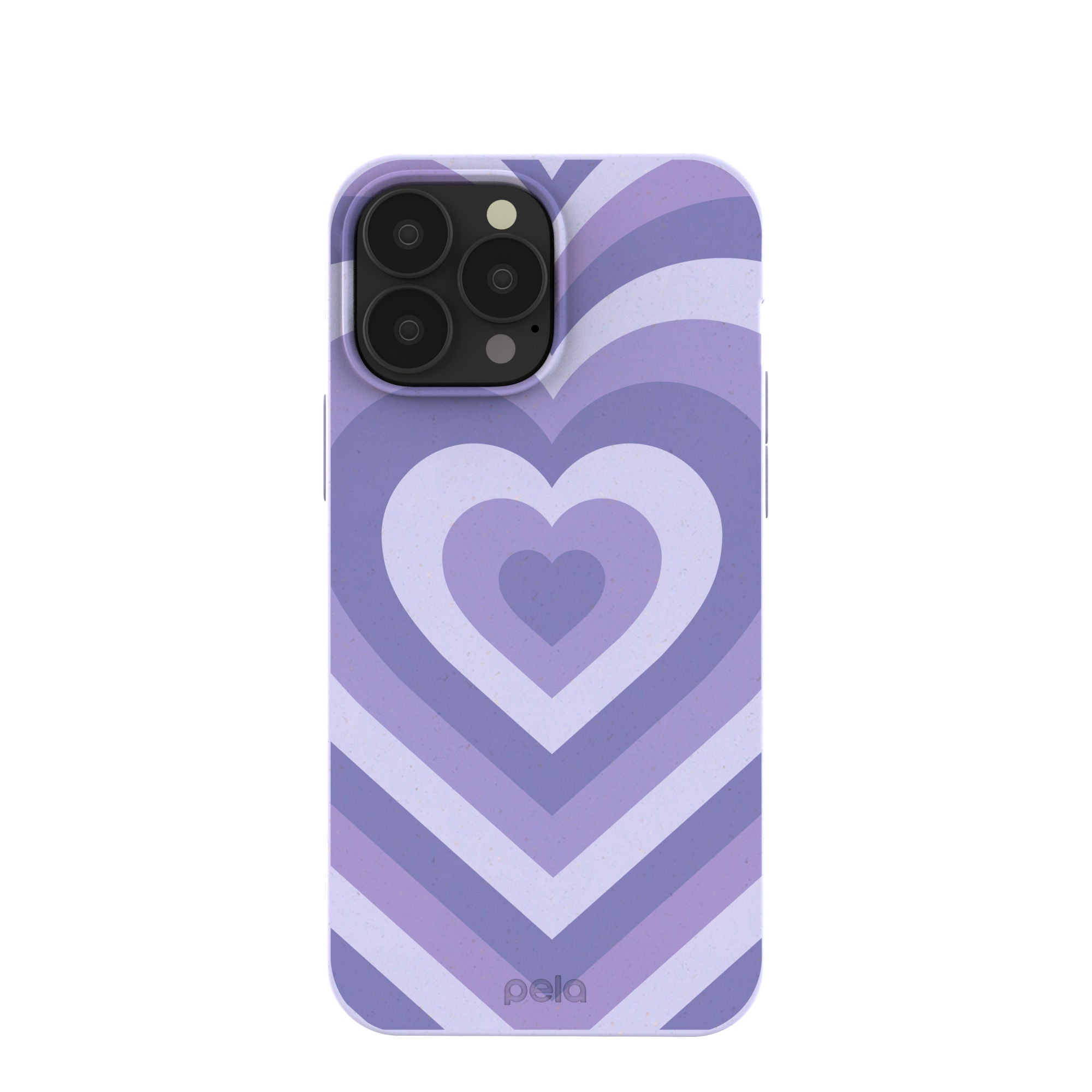 Lavender Power Hearts iPhone 13 Pro Max Case Refurbished - Pela Case refurbished available on Cerqular