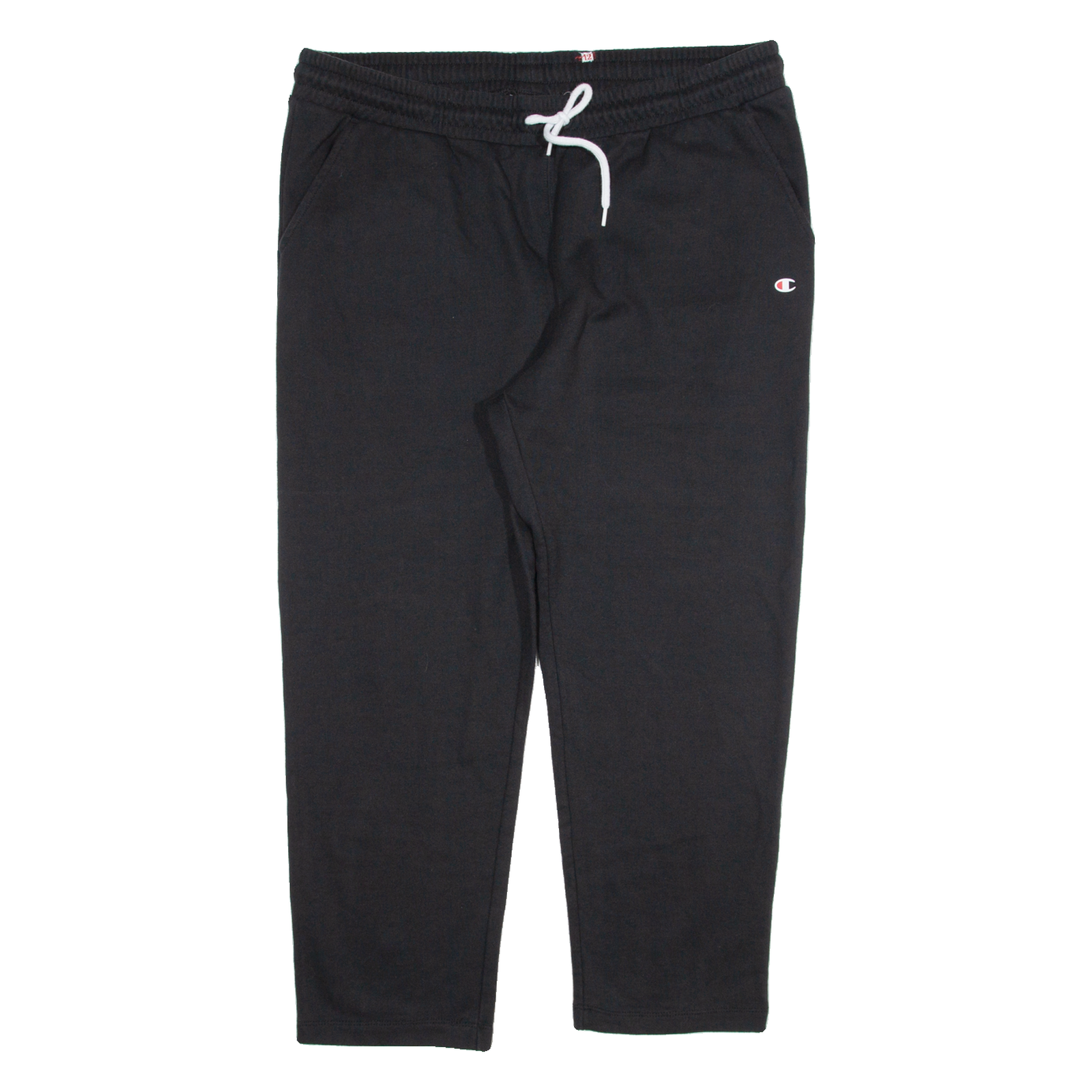 CHAMPION Mens Sweatpants Black Straight 2XL W19 L25 Refurbished - N/A refurbished available on Cerqular