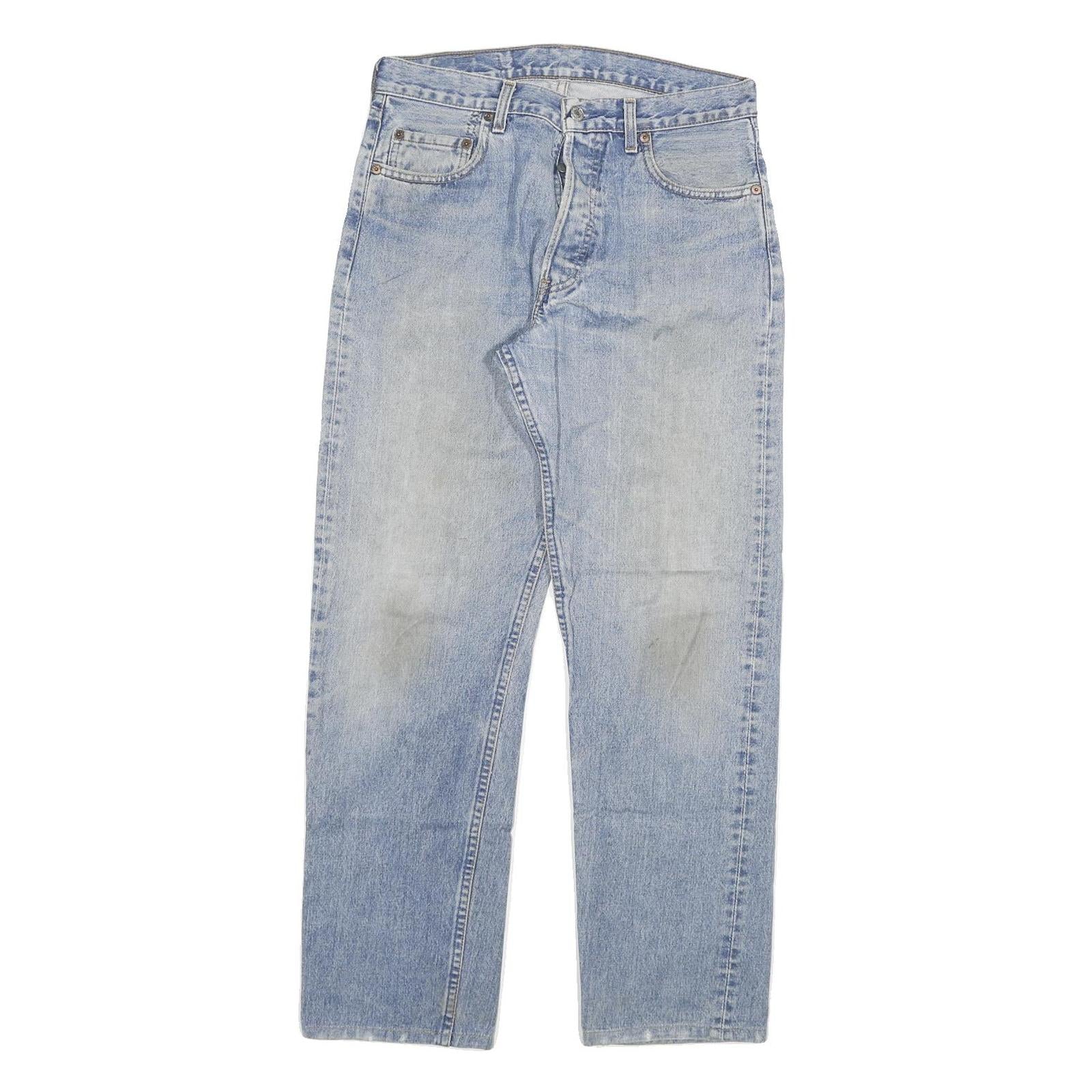 LEVI'S 517 Mens Regular Blue Denim Classic Jeans W30 L30 Button Closure Refurbished - N/A refurbished available on Cerqular