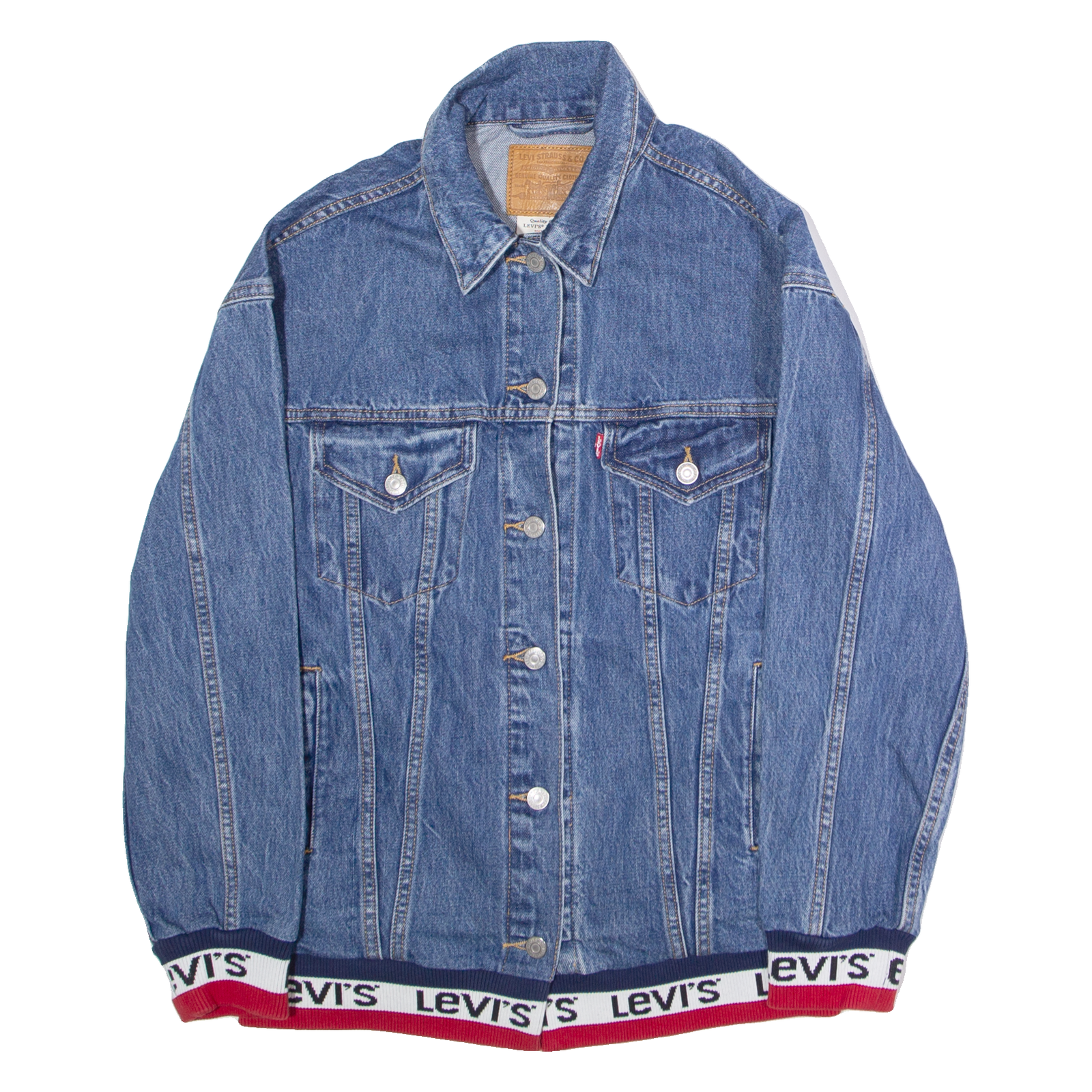 LEVI'S BIG E Womens Denim Jacket Blue XS Refurbished - N/A refurbished available on Cerqular