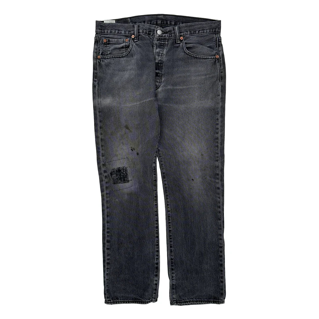Buy Levis Double Knee Jeans - 34W 30L Grey Denim Refurbished - $33.49 Levis Double Knee Jeans - 34W 30L Grey Denim Refurbished - Thrifted (note: this is a term often used to describe second- refurbished available on Cerqular