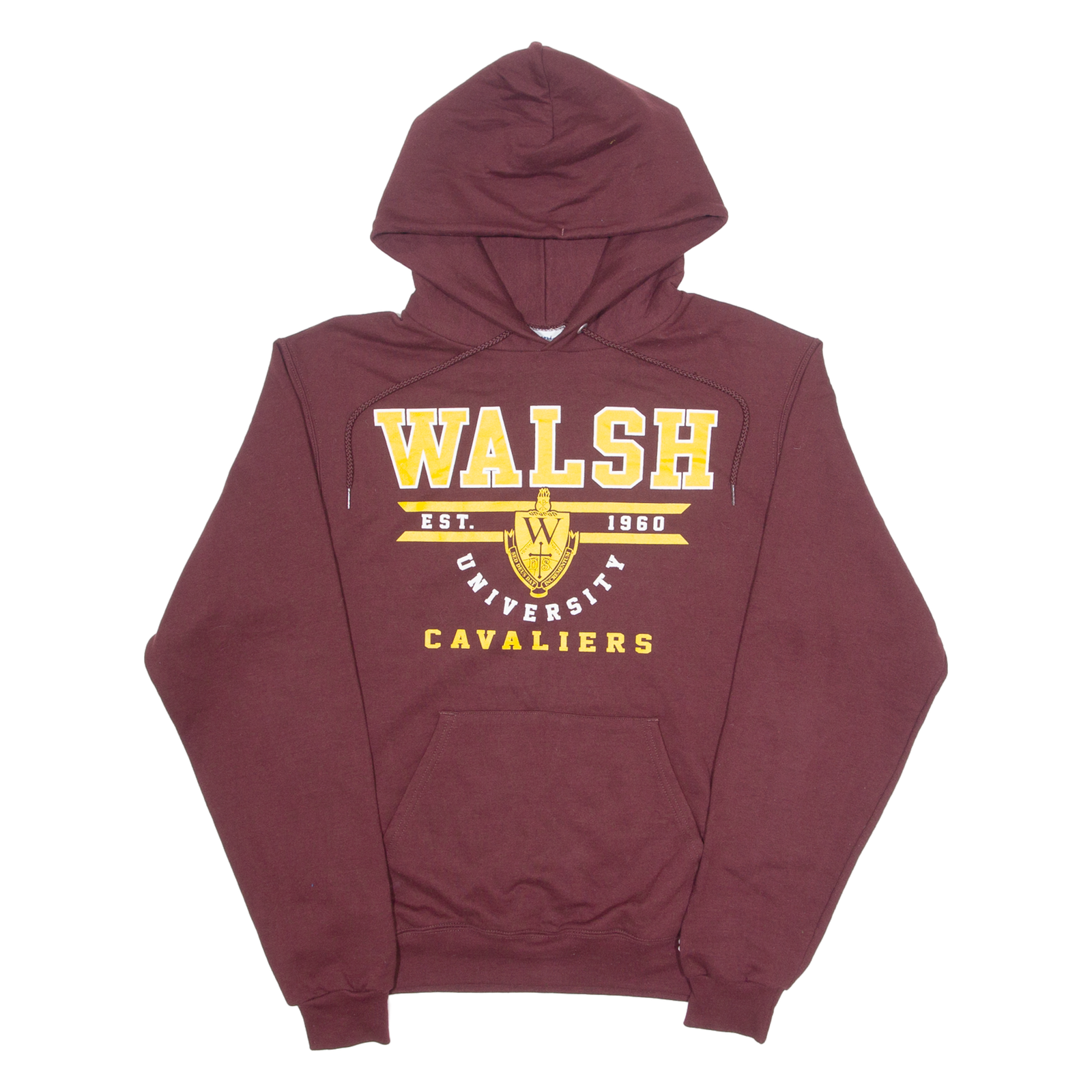 CHAMPION Walsh University Cavaliers Mens Maroon Hoodie USA S Refurbished - N/A refurbished available on Cerqular