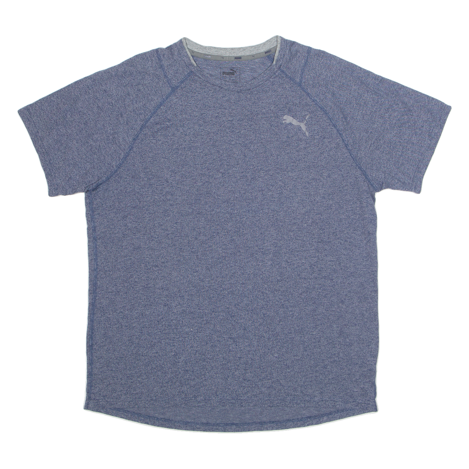 PUMA Mens T-Shirt Blue L Refurbished - N/A refurbished available on Cerqular