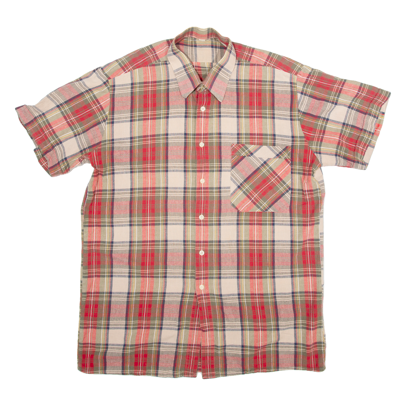 Mens Shirt Red Check L Refurbished - N/A refurbished available on Cerqular