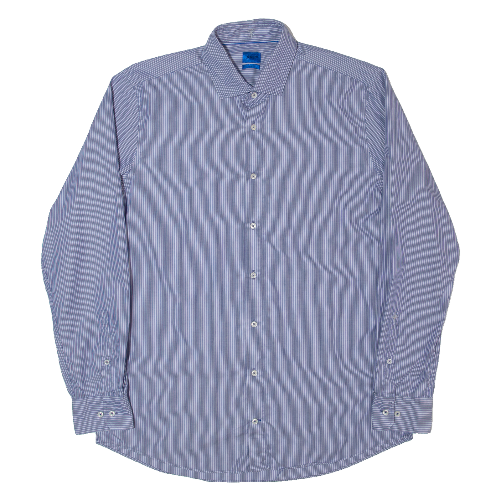JOOP! Slim Fit Mens Shirt Blue Striped Long Sleeve L Refurbished - N/A refurbished available on Cerqular