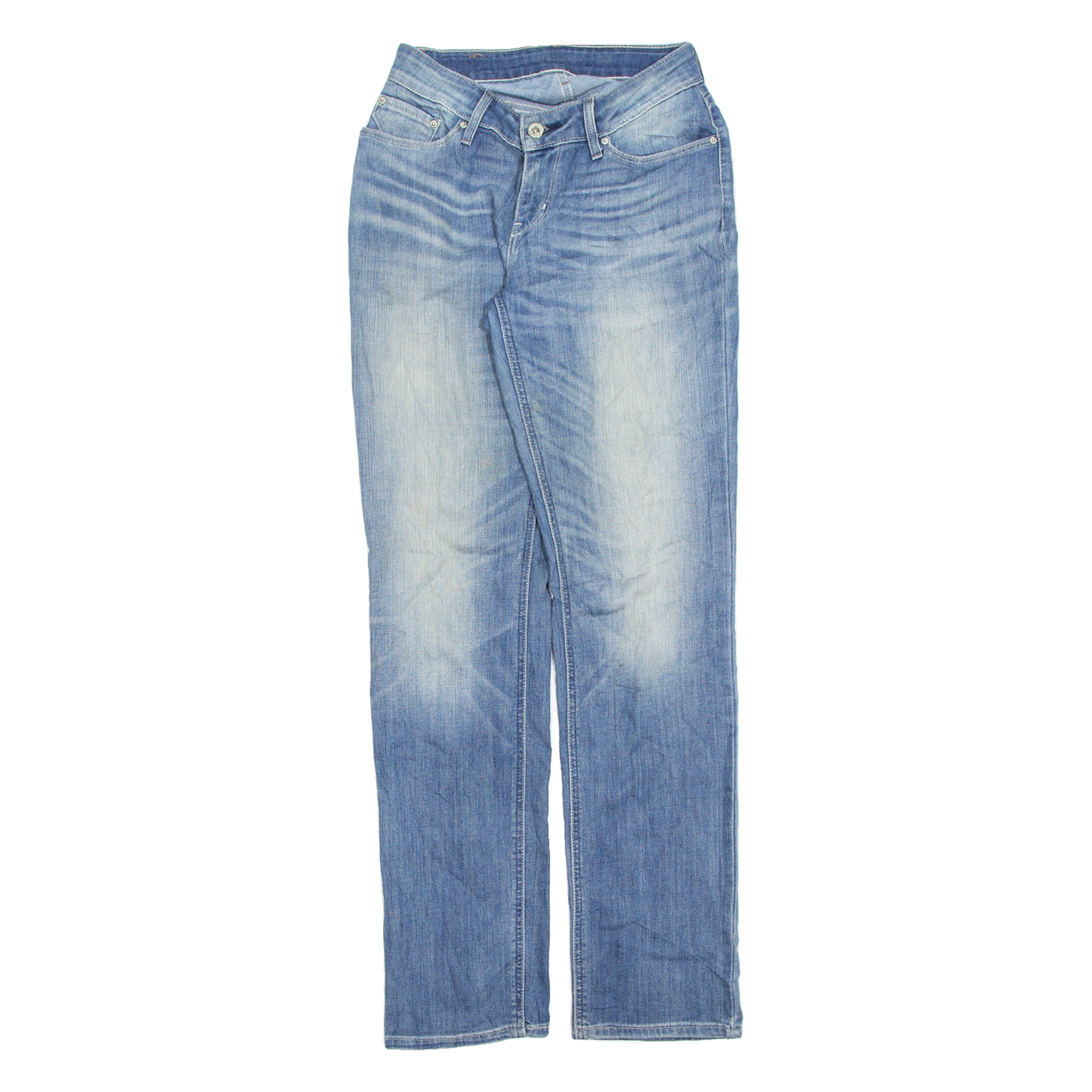 LEVI'S Womens Jeans Blue Slim Bootcut Stone Wash W27 L32 Refurbished - N/A refurbished available on Cerqular